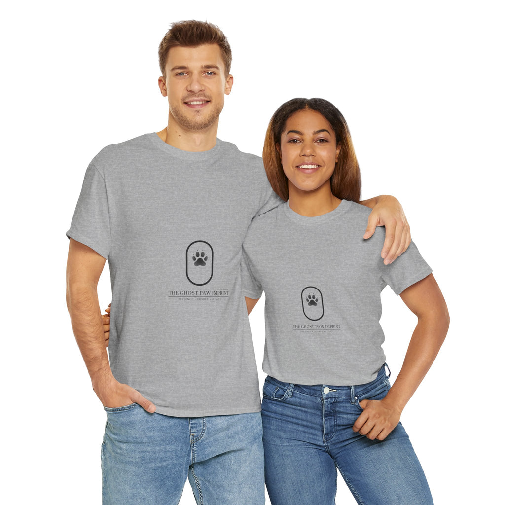 The Ghost Paw Imprint – Unisex Heavy Cotton Tee | The CatFather Legacy Collection