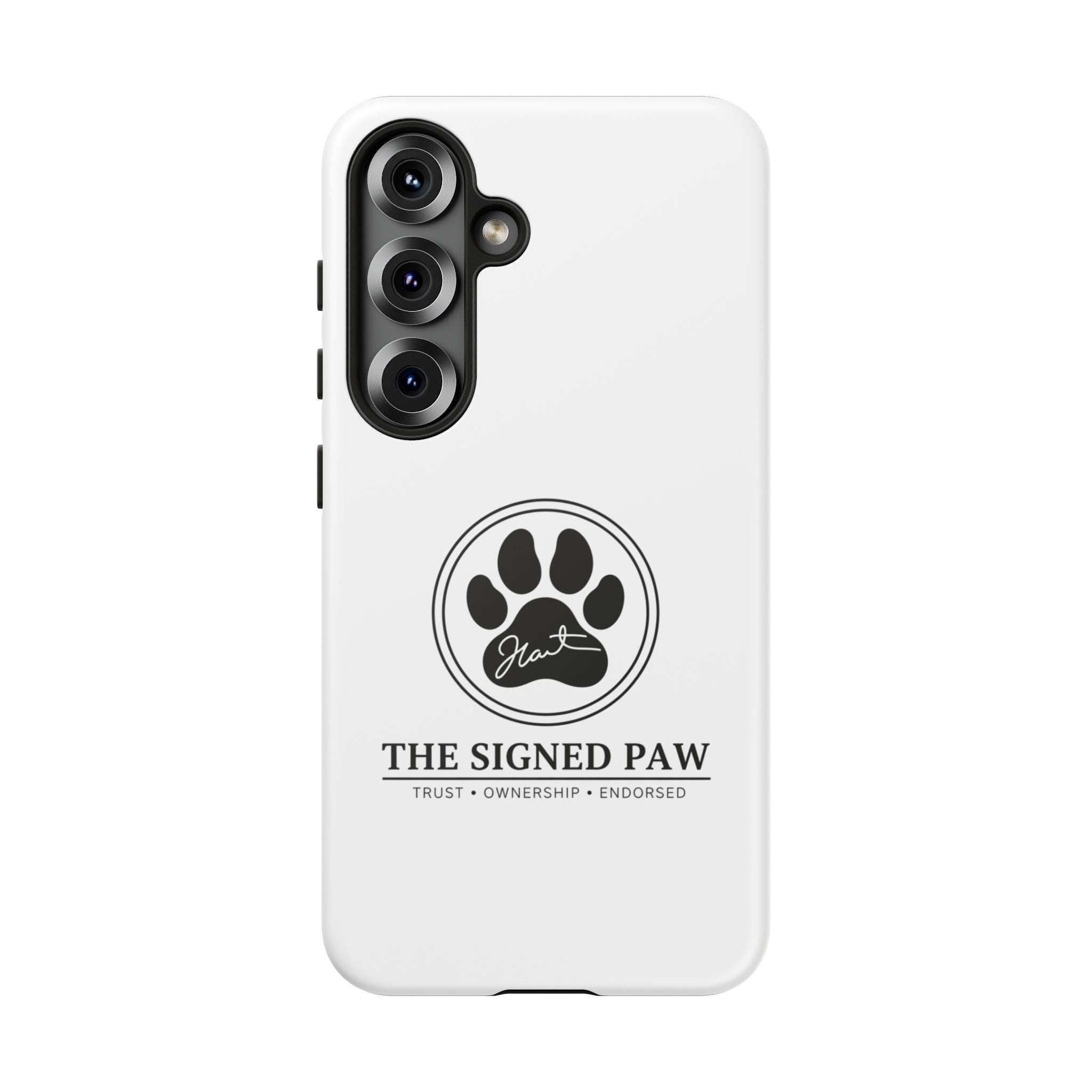 The Signed Paw – Premium Phone Case | CatFather Universe | Luxury Protective Cover