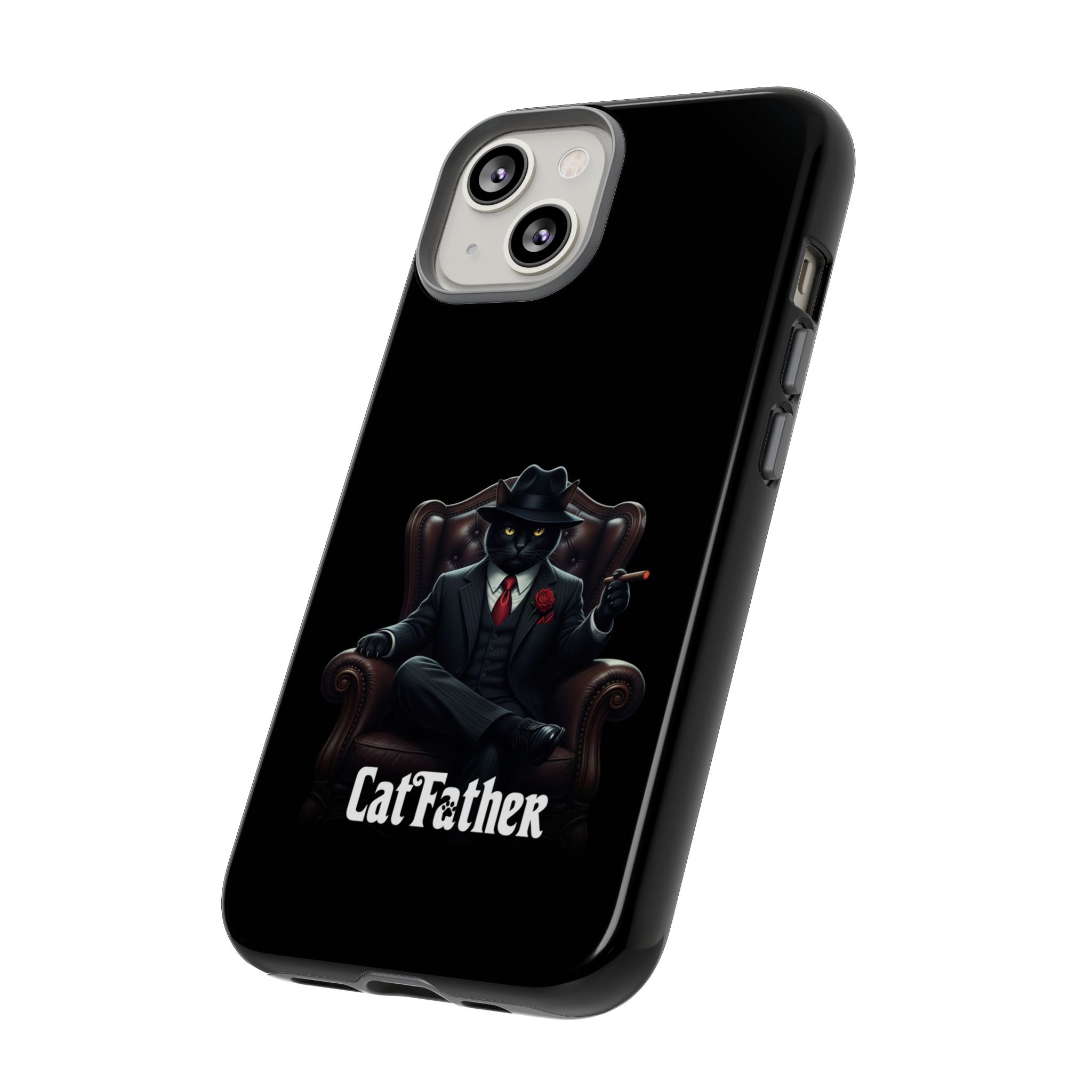 The CatFather Throne Case – Luxury Mafia Edition | Cinematic Power in Your Palm
