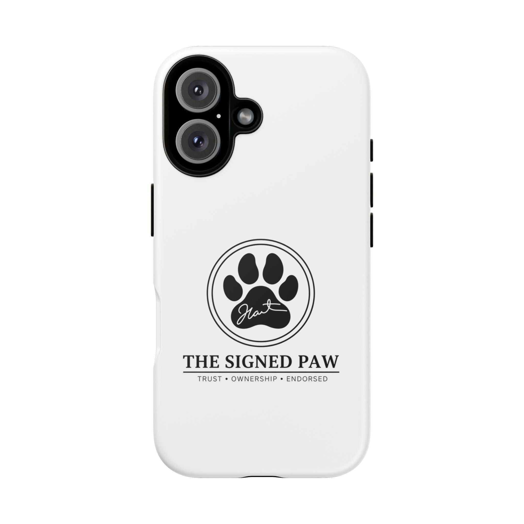 The Signed Paw – Premium Phone Case | CatFather Universe | Luxury Protective Cover