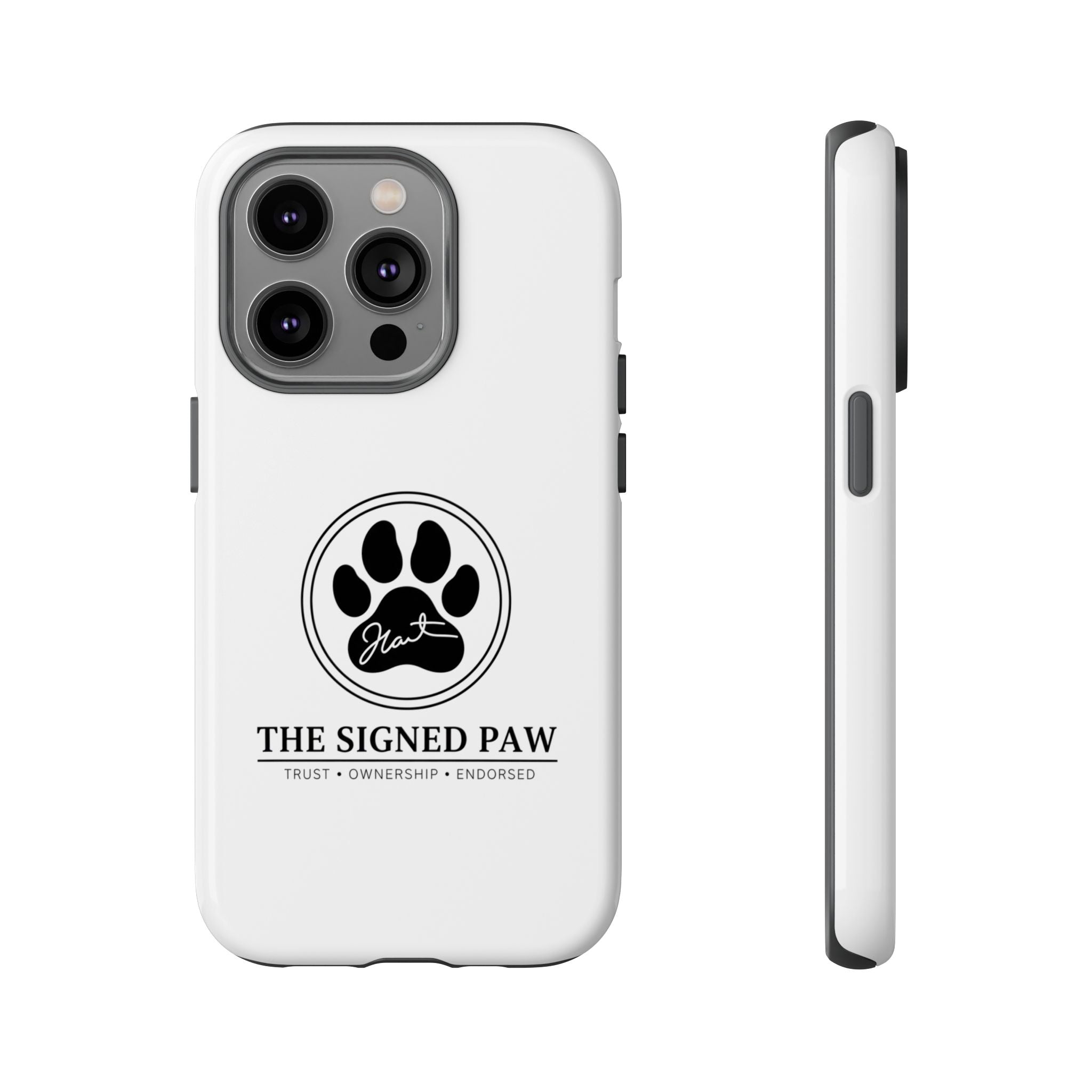 The Signed Paw – Premium Phone Case | CatFather Universe | Luxury Protective Cover