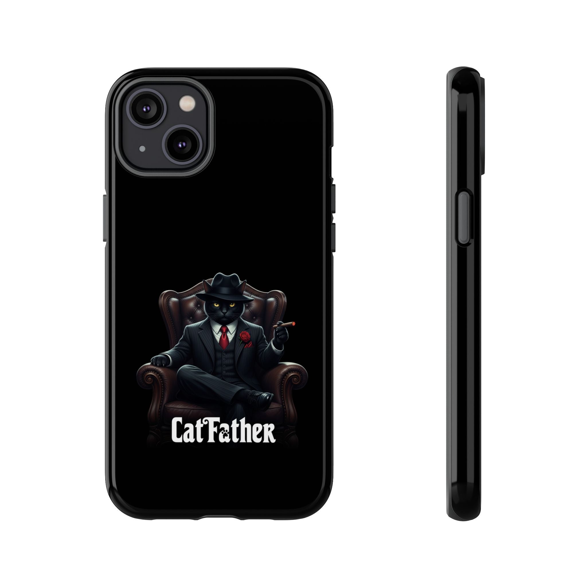 The CatFather Throne Case – Luxury Mafia Edition | Cinematic Power in Your Palm