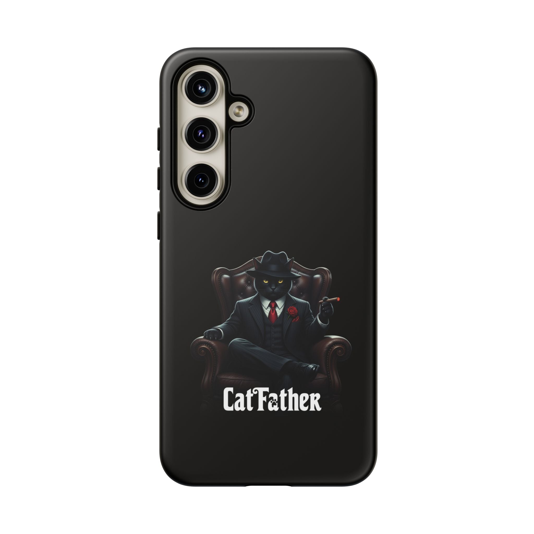 The CatFather Throne Case – Luxury Mafia Edition | Cinematic Power in Your Palm