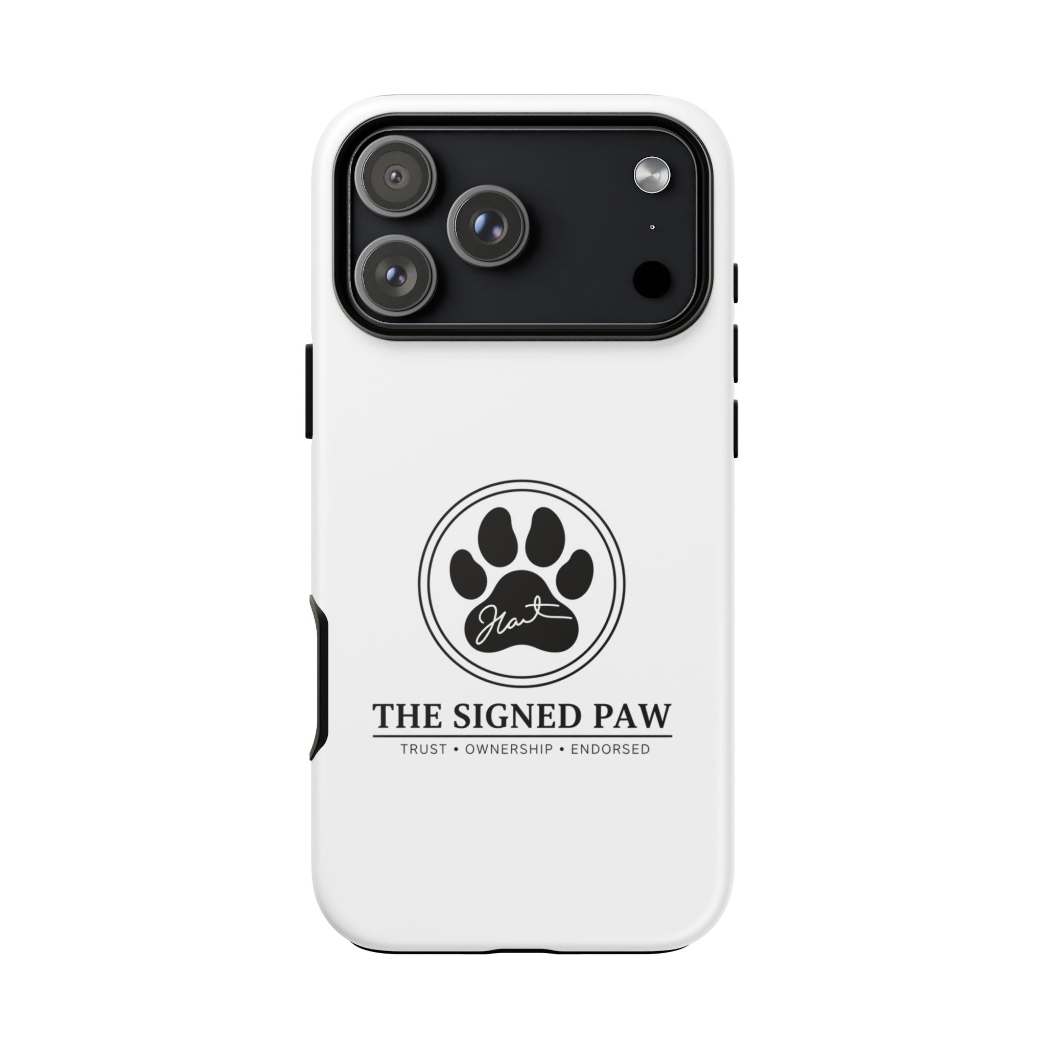 The Signed Paw – Premium Phone Case | CatFather Universe | Luxury Protective Cover