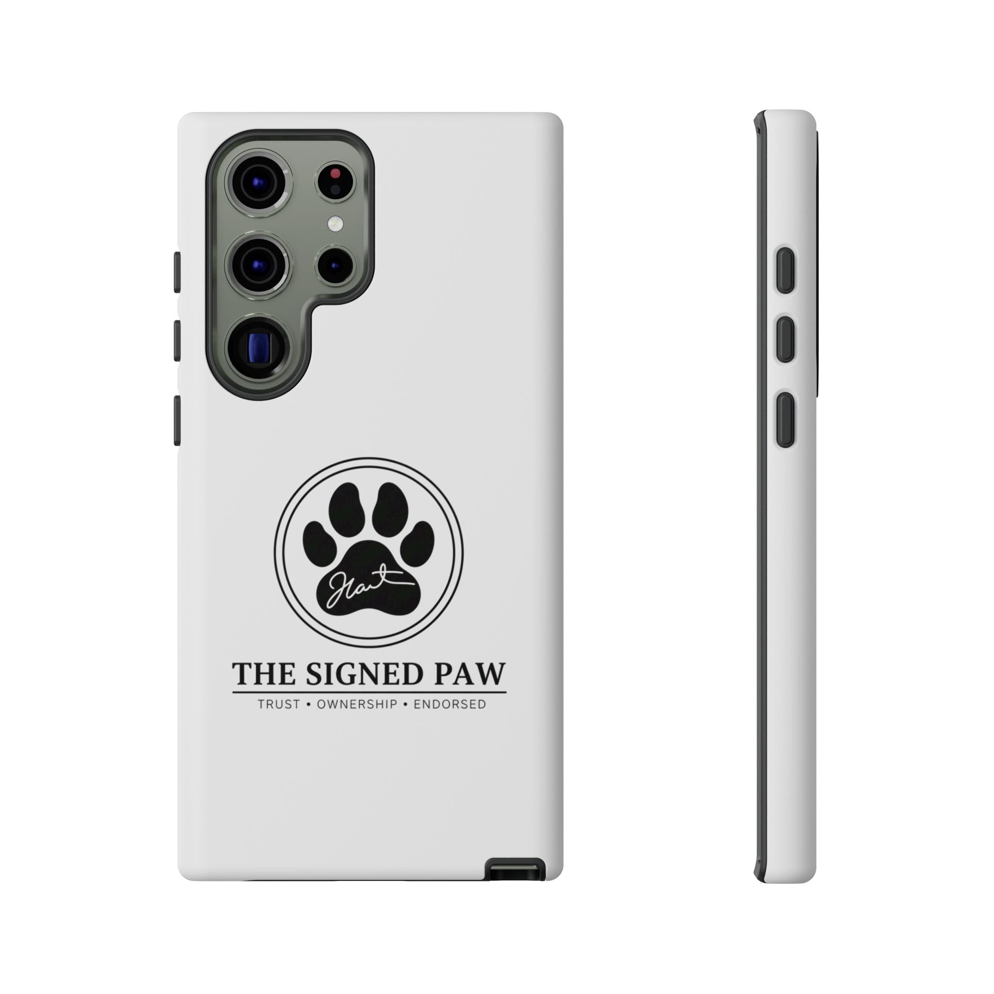 The Signed Paw – Premium Phone Case | CatFather Universe | Luxury Protective Cover