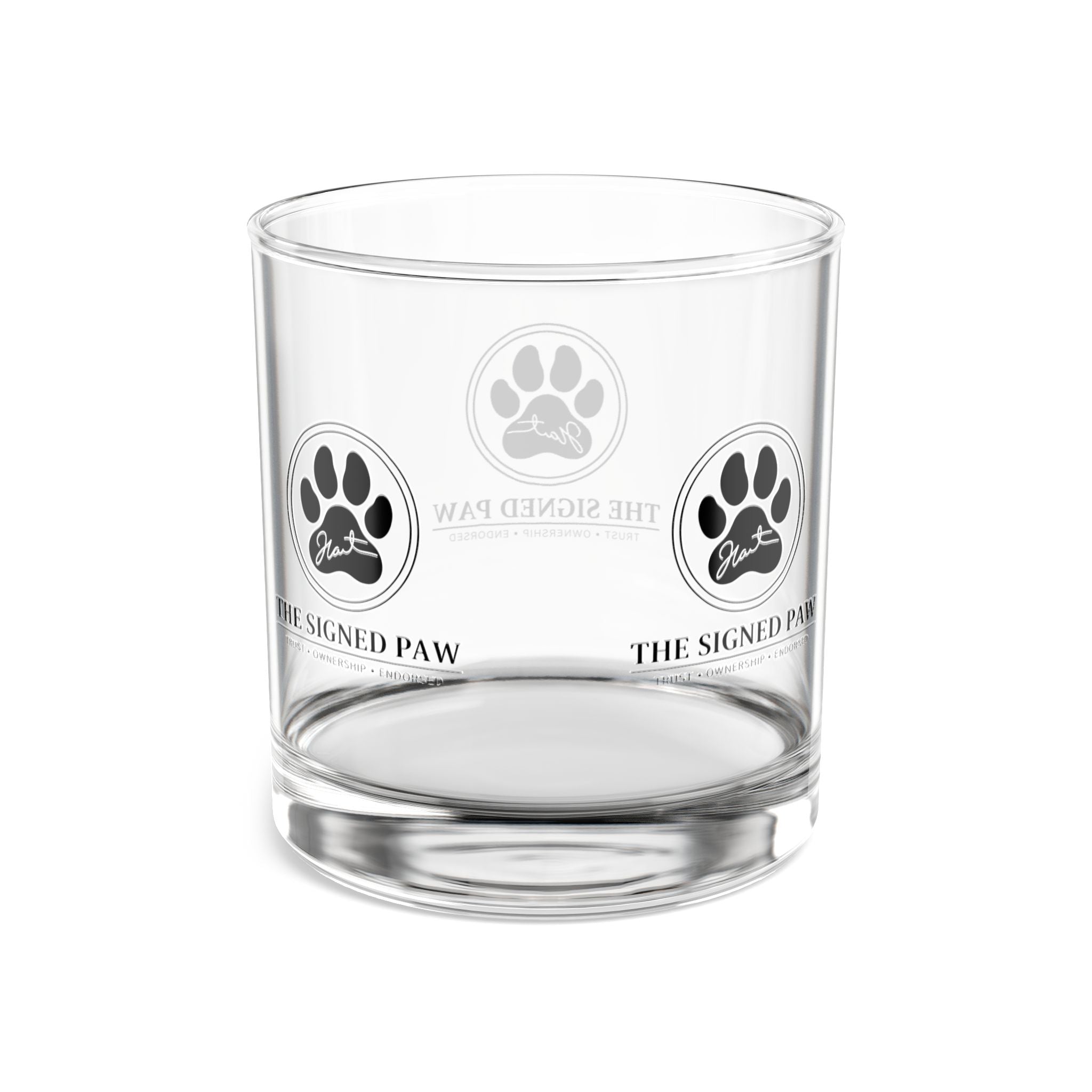 The Signed Paw Glass | CatFather Universe | Premium Mafia Drinkware Collection
