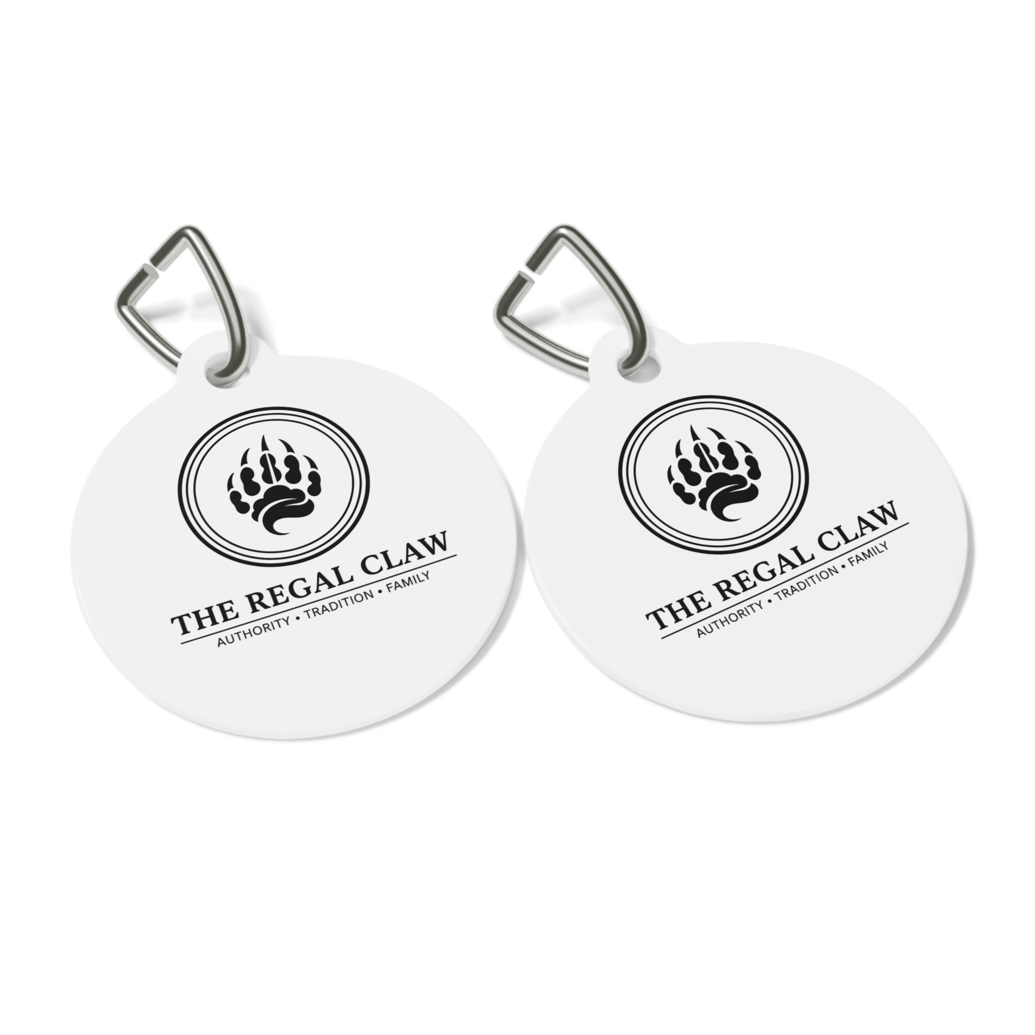 The CatFather™ “The Regal Claw” Pet Tag — Authority. Tradition. Power.