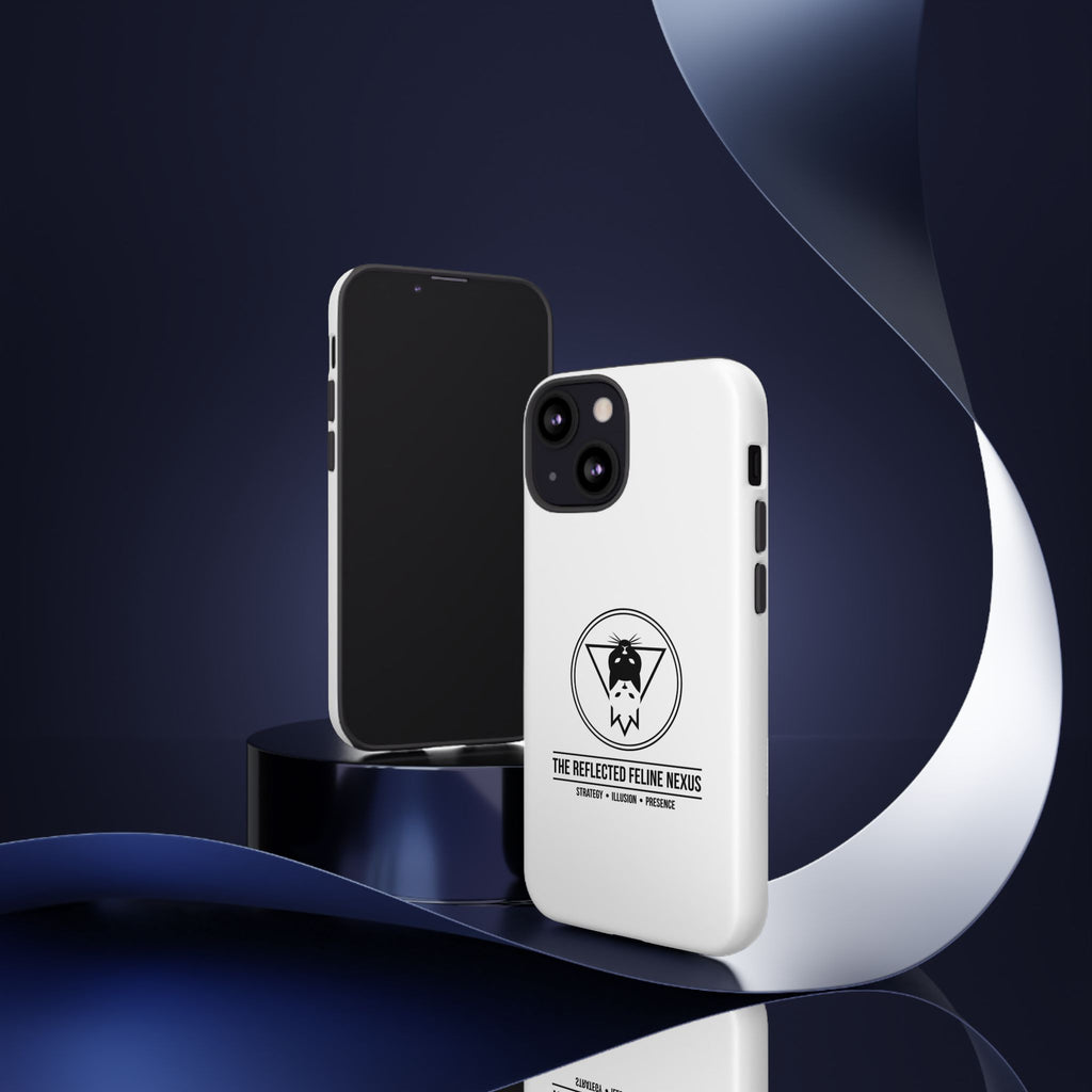The Reflected Feline Nexus – Luxury Phone Case | The CatFather Collection