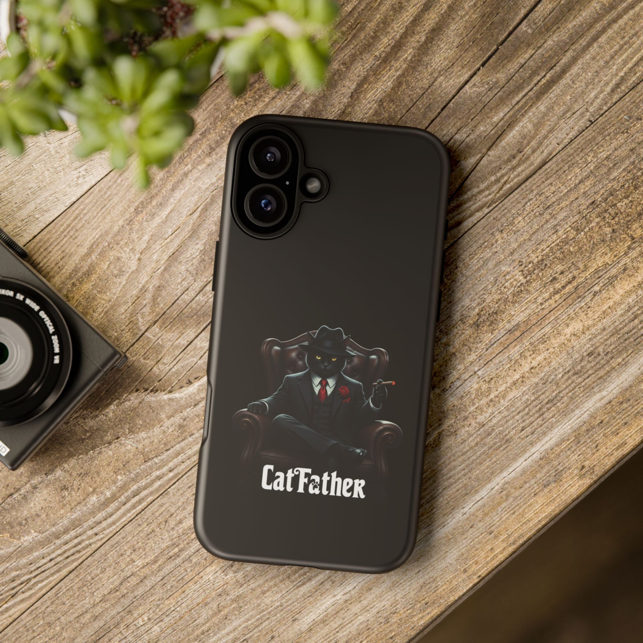 The CatFather Throne Case – Luxury Mafia Edition | Cinematic Power in Your Palm