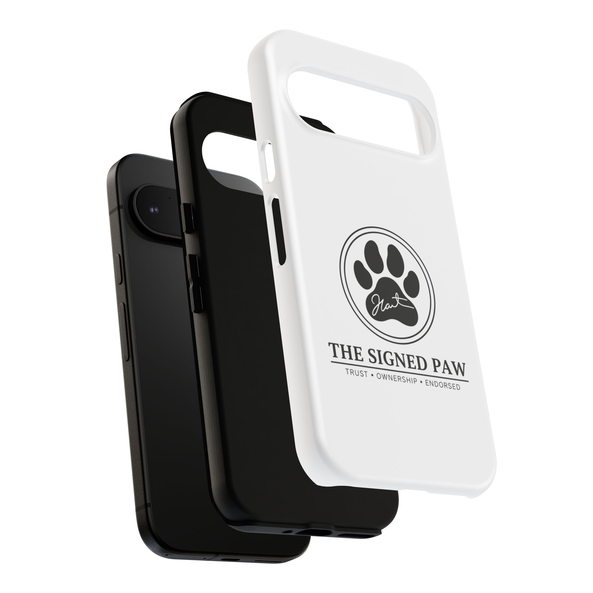 The Signed Paw – Premium Phone Case | CatFather Universe | Luxury Protective Cover