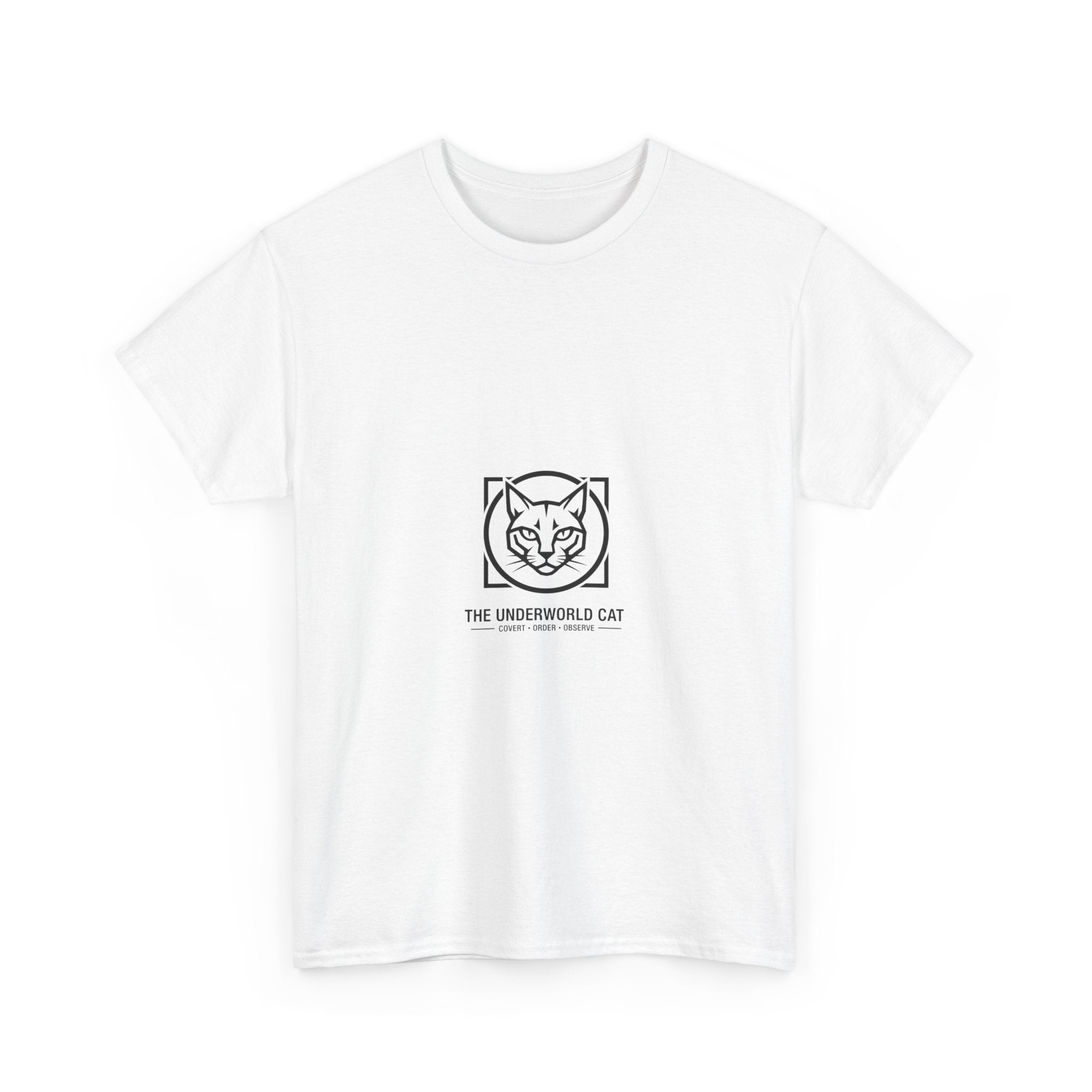 The Underworld Cat Unisex Heavy Cotton Tee | CatFather Universe Original