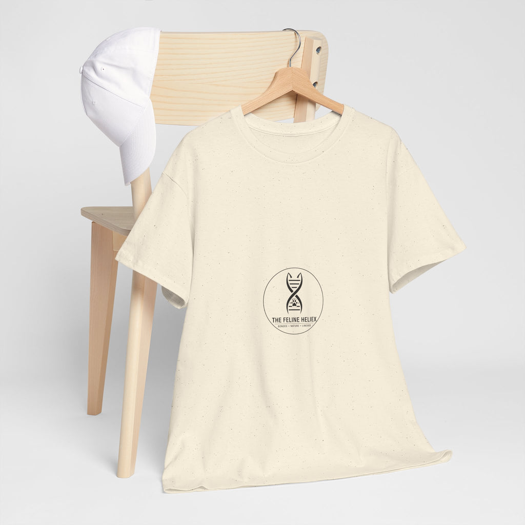 The Feline Heliex – DNA of Legacy Unisex Heavy Cotton Tee | The CatFather Genetic Division