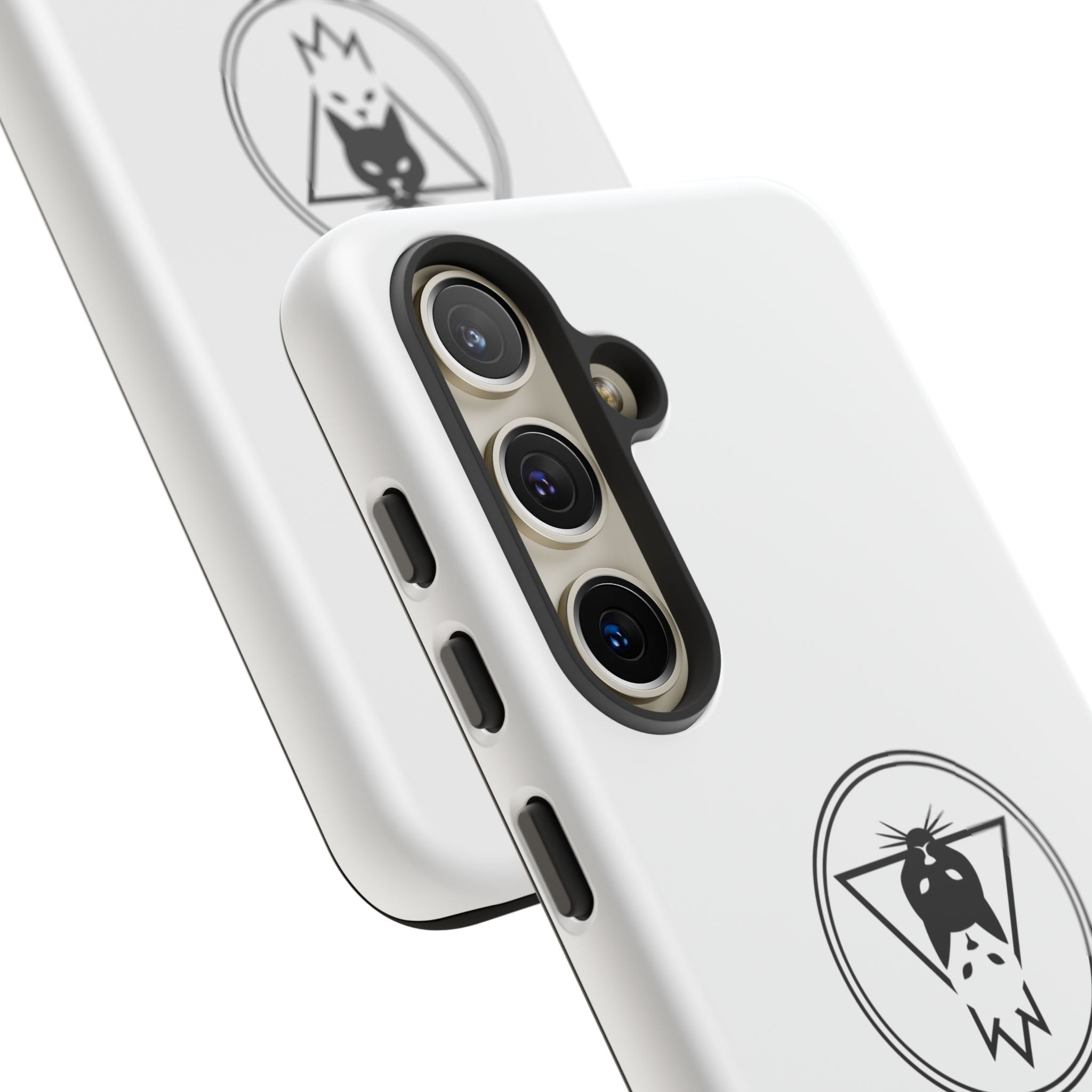 The Reflected Feline Nexus – Luxury Phone Case | The CatFather Collection