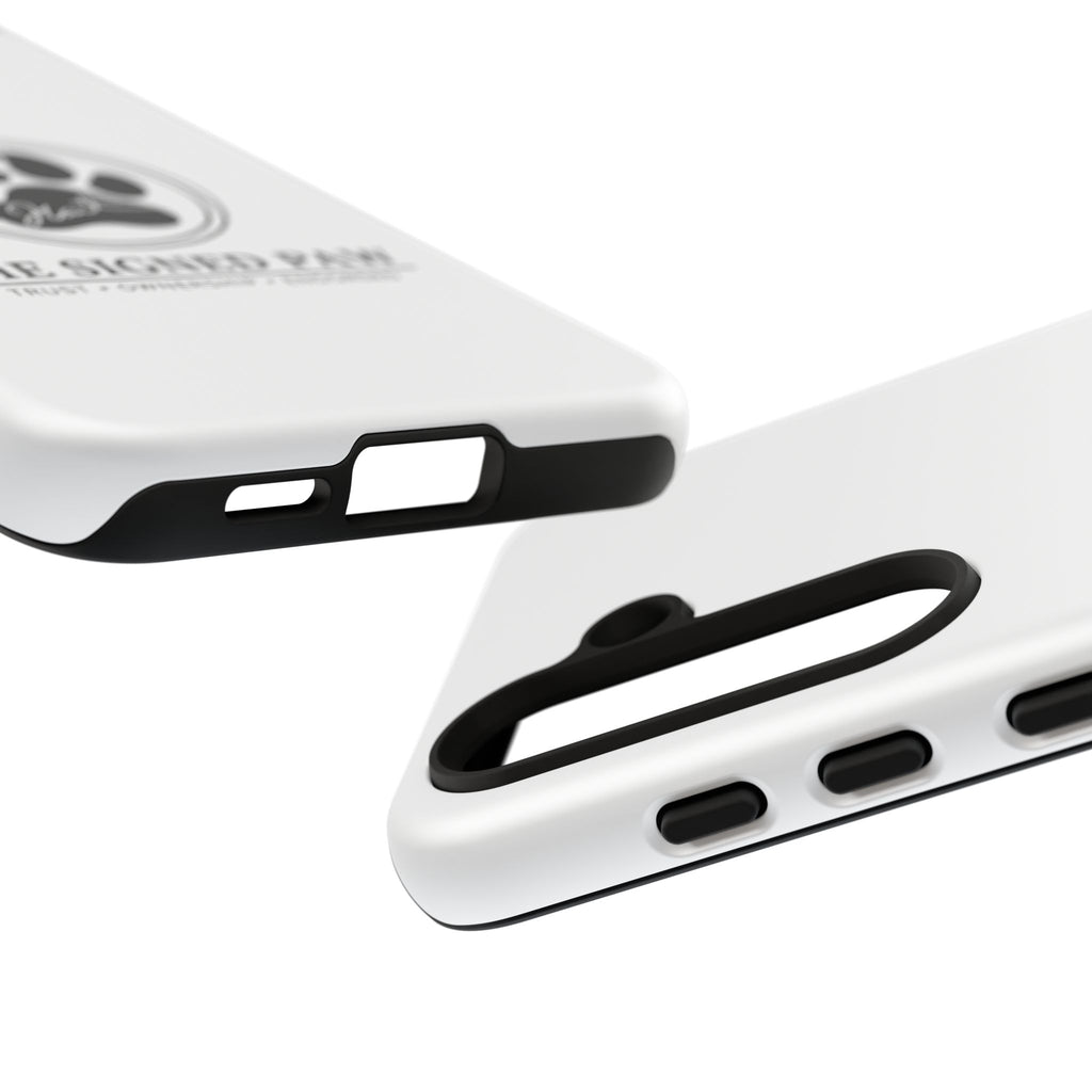 The Signed Paw – Premium Phone Case | CatFather Universe | Luxury Protective Cover