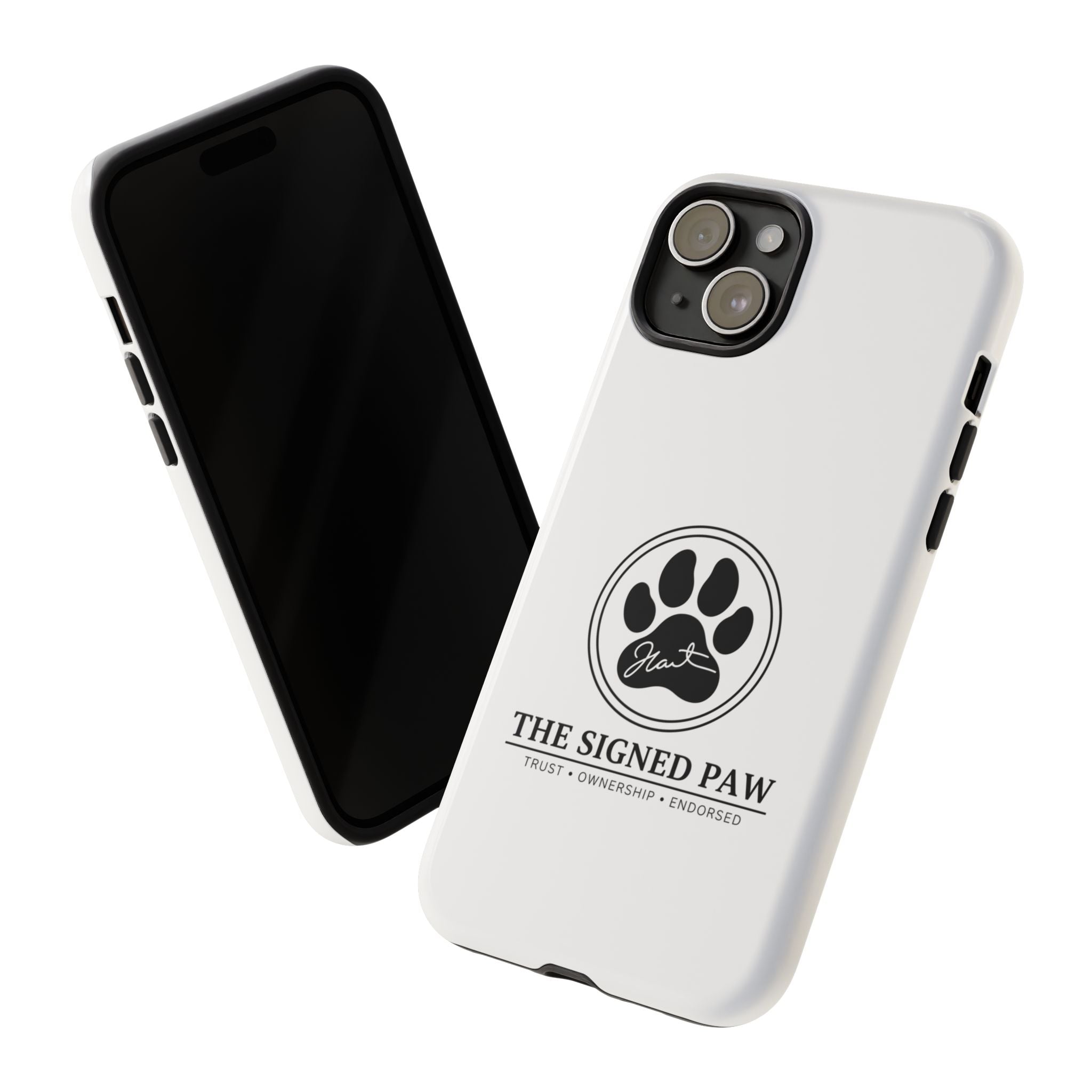 The Signed Paw – Premium Phone Case | CatFather Universe | Luxury Protective Cover