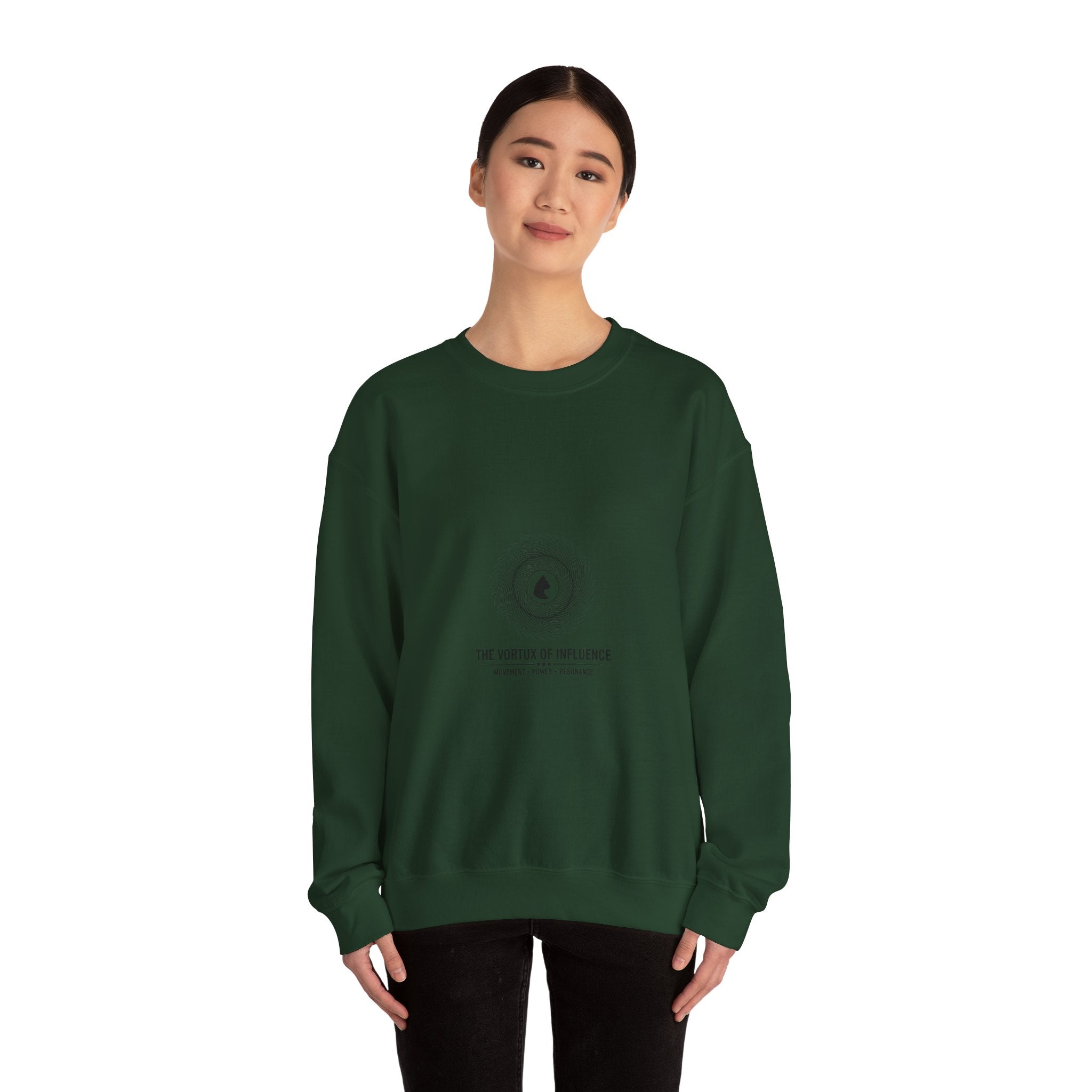 The Vortex of Influence – Unisex Crewneck Sweatshirt | The CatFather Collection