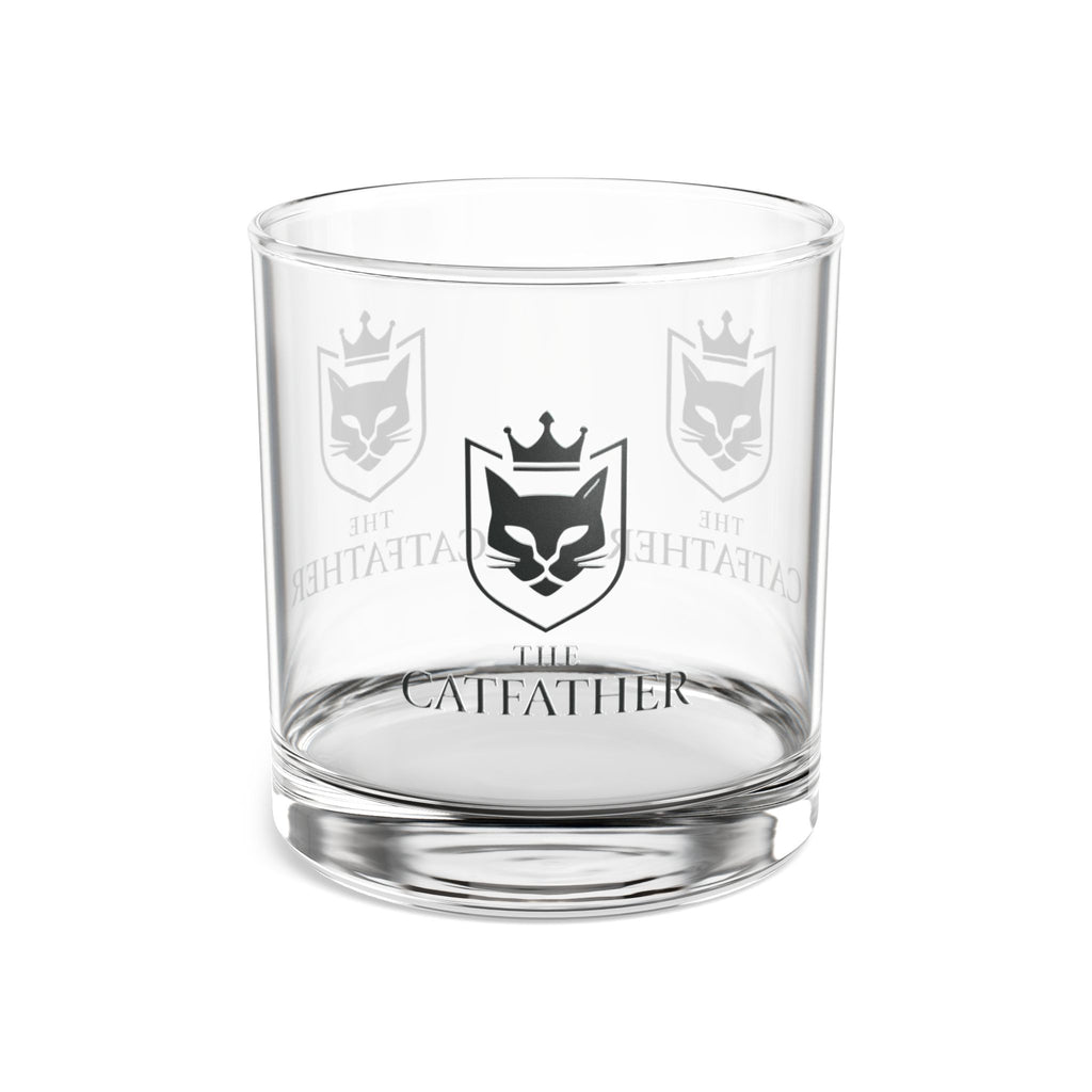 The CatFather Crystal Glass | Mafia Bar Edition | Premium Engraved Luxury Drinkware