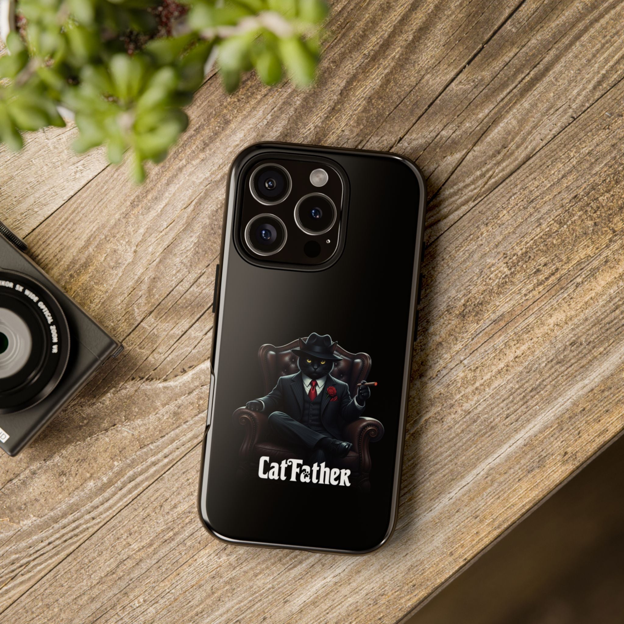 The CatFather Throne Case – Luxury Mafia Edition | Cinematic Power in Your Palm