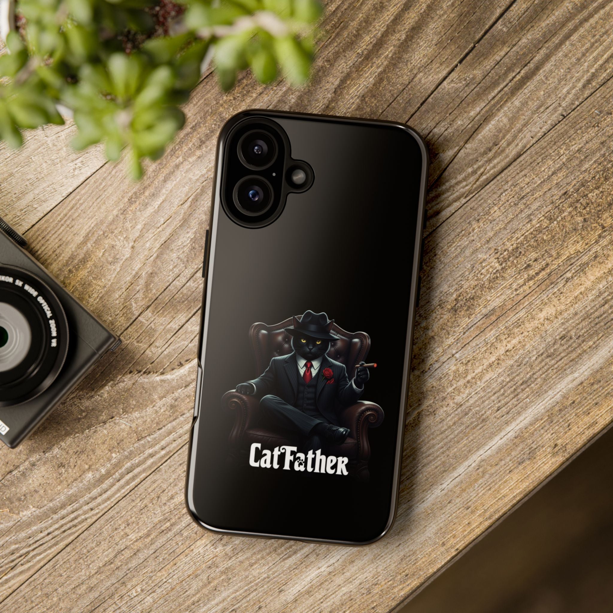 The CatFather Throne Case – Luxury Mafia Edition | Cinematic Power in Your Palm