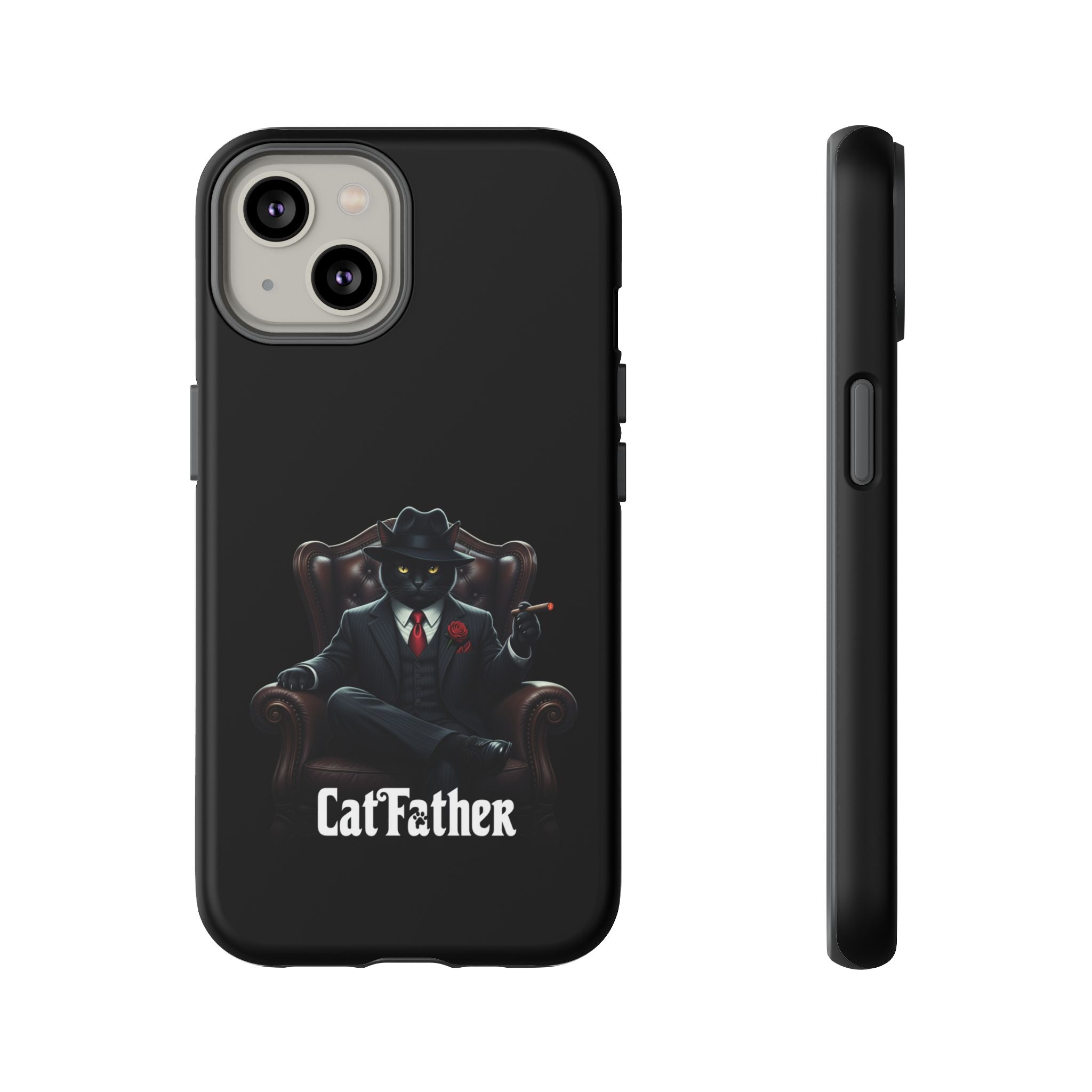 The CatFather Throne Case – Luxury Mafia Edition | Cinematic Power in Your Palm