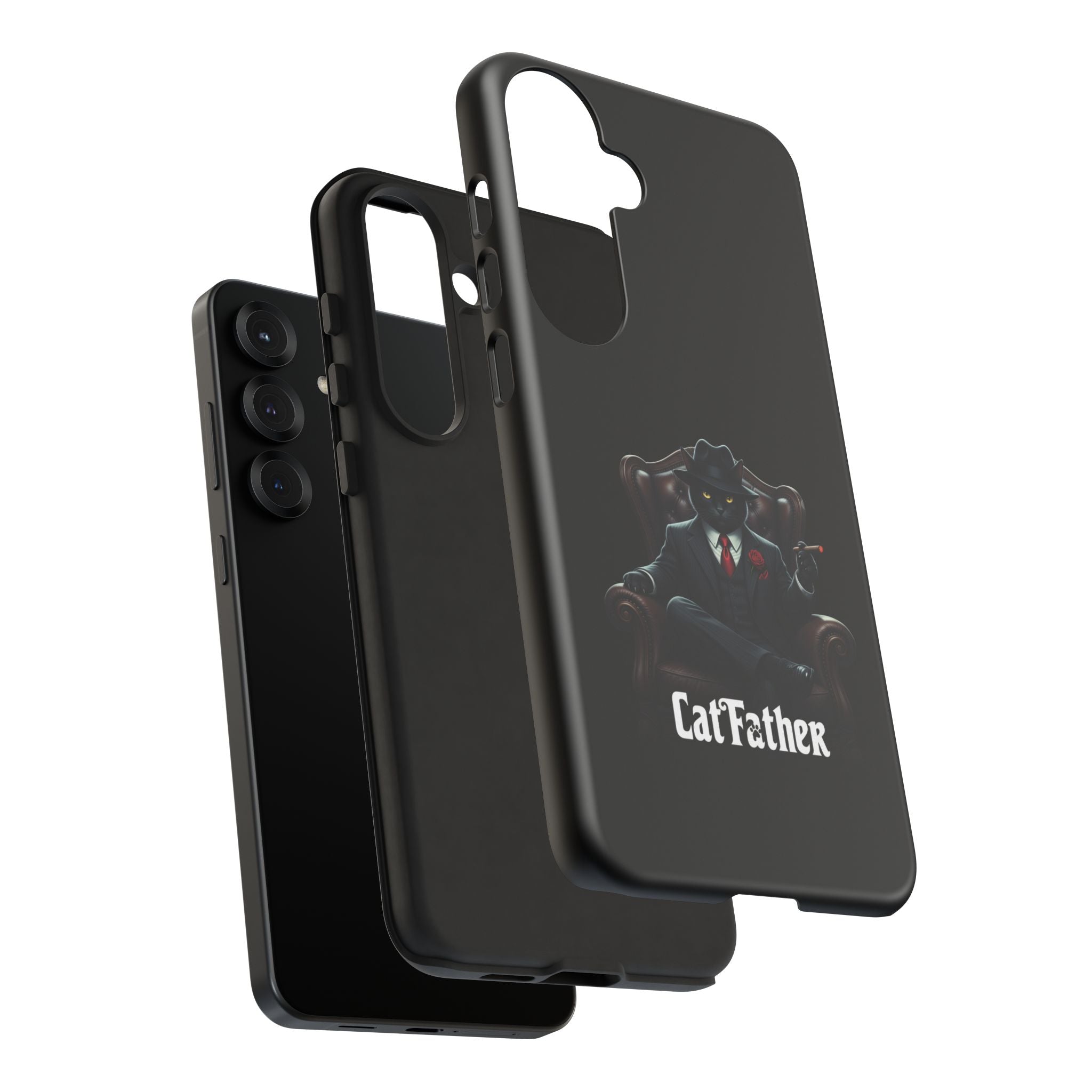 The CatFather Throne Case – Luxury Mafia Edition | Cinematic Power in Your Palm