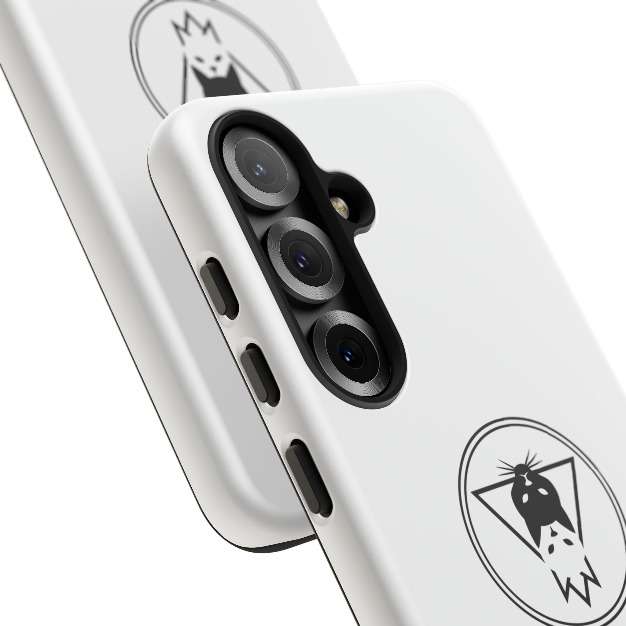 The Reflected Feline Nexus – Luxury Phone Case | The CatFather Collection