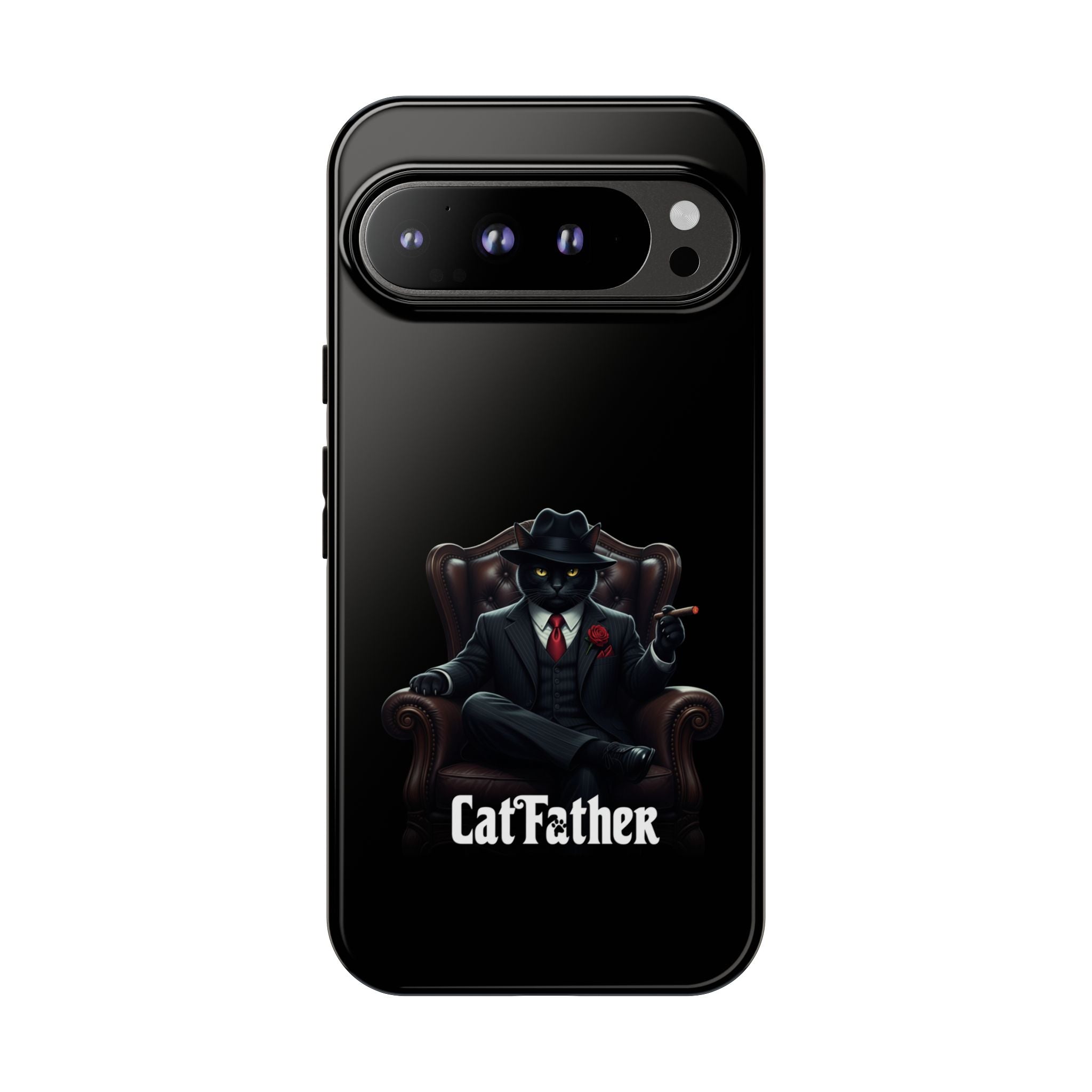 The CatFather Throne Case – Luxury Mafia Edition | Cinematic Power in Your Palm