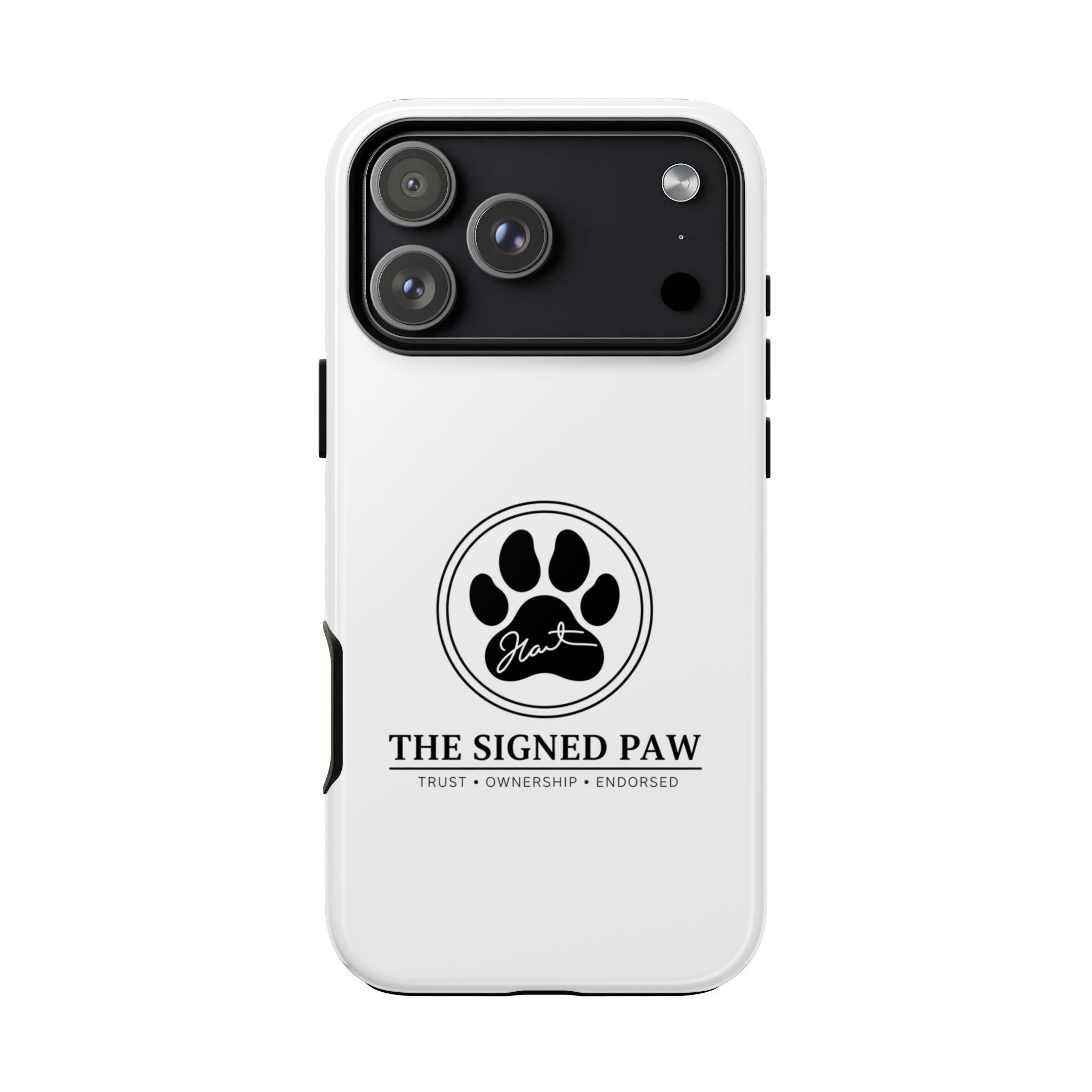 The Signed Paw – Premium Phone Case | CatFather Universe | Luxury Protective Cover