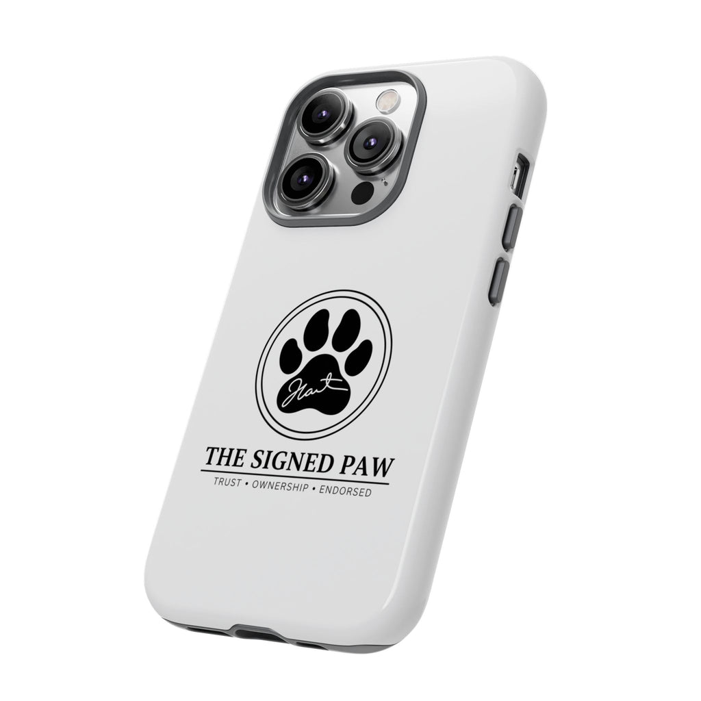The Signed Paw – Premium Phone Case | CatFather Universe | Luxury Protective Cover