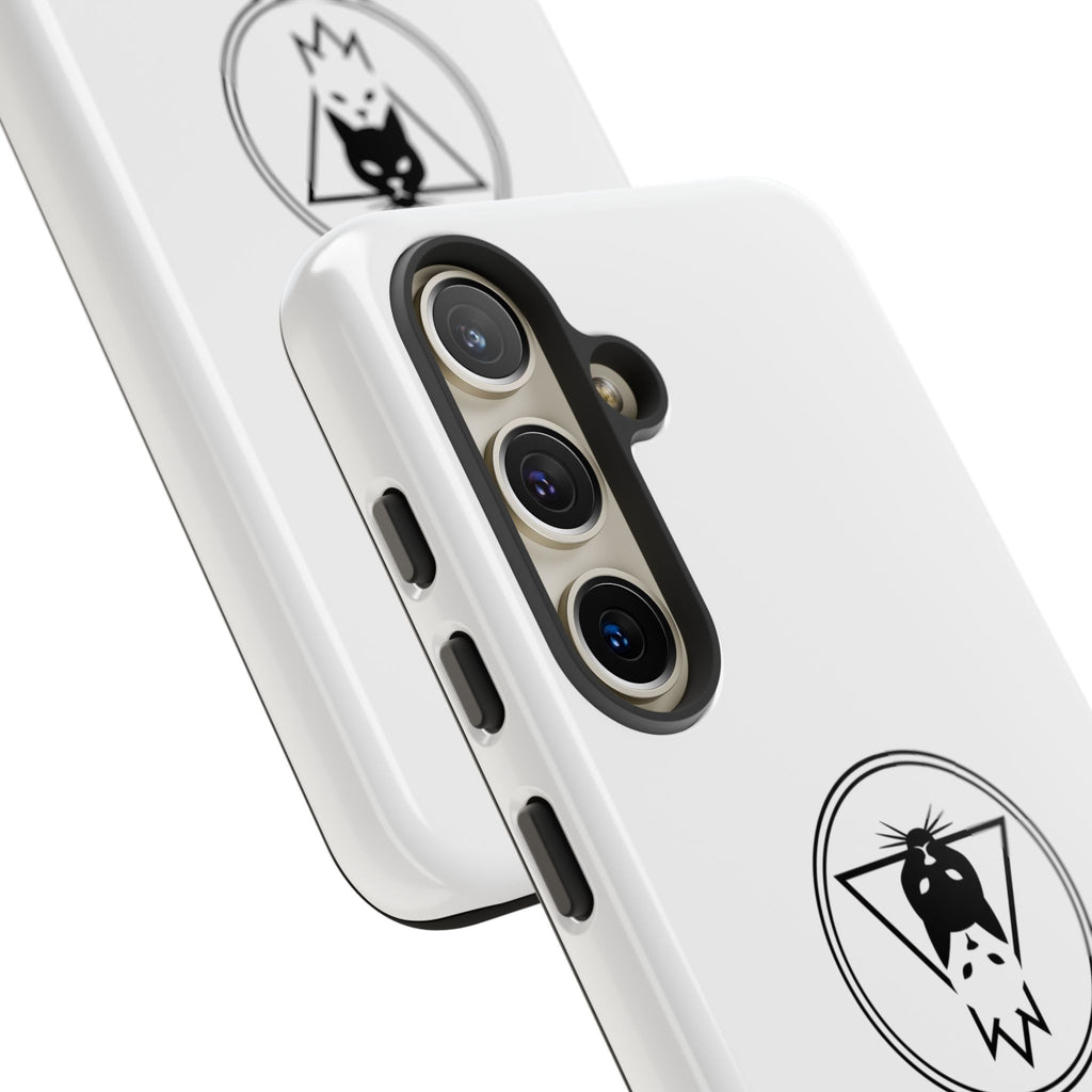 The Reflected Feline Nexus – Luxury Phone Case | The CatFather Collection