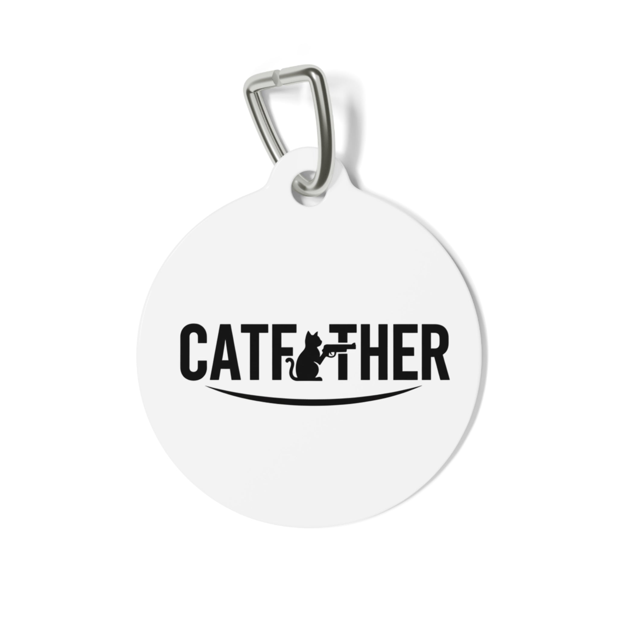 The CatFather™ Signature Pet Tag — Minimal Luxury Edition