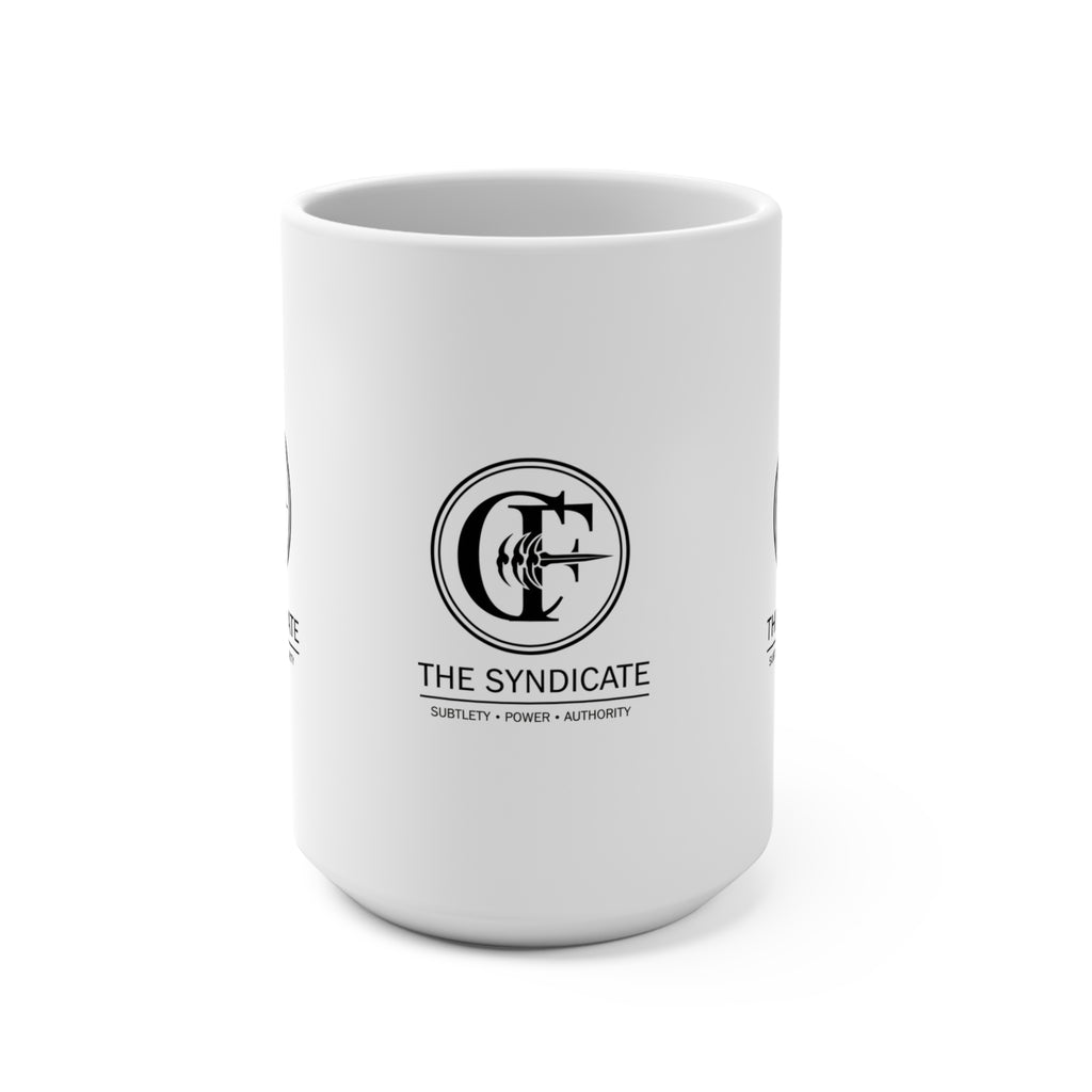 The Syndicate Mug | CatFather Universe | Monochrome Authority Edition