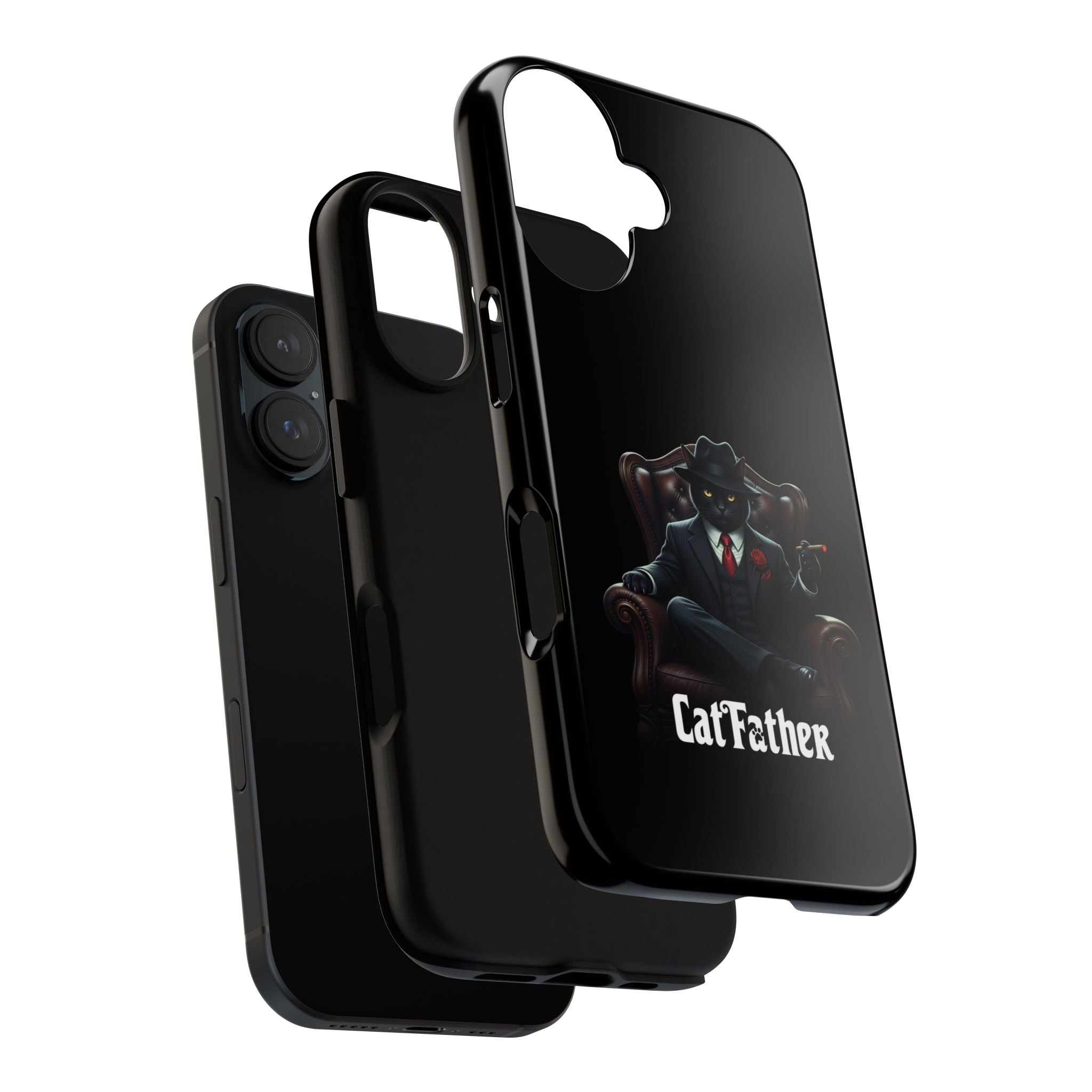 The CatFather Throne Case – Luxury Mafia Edition | Cinematic Power in Your Palm