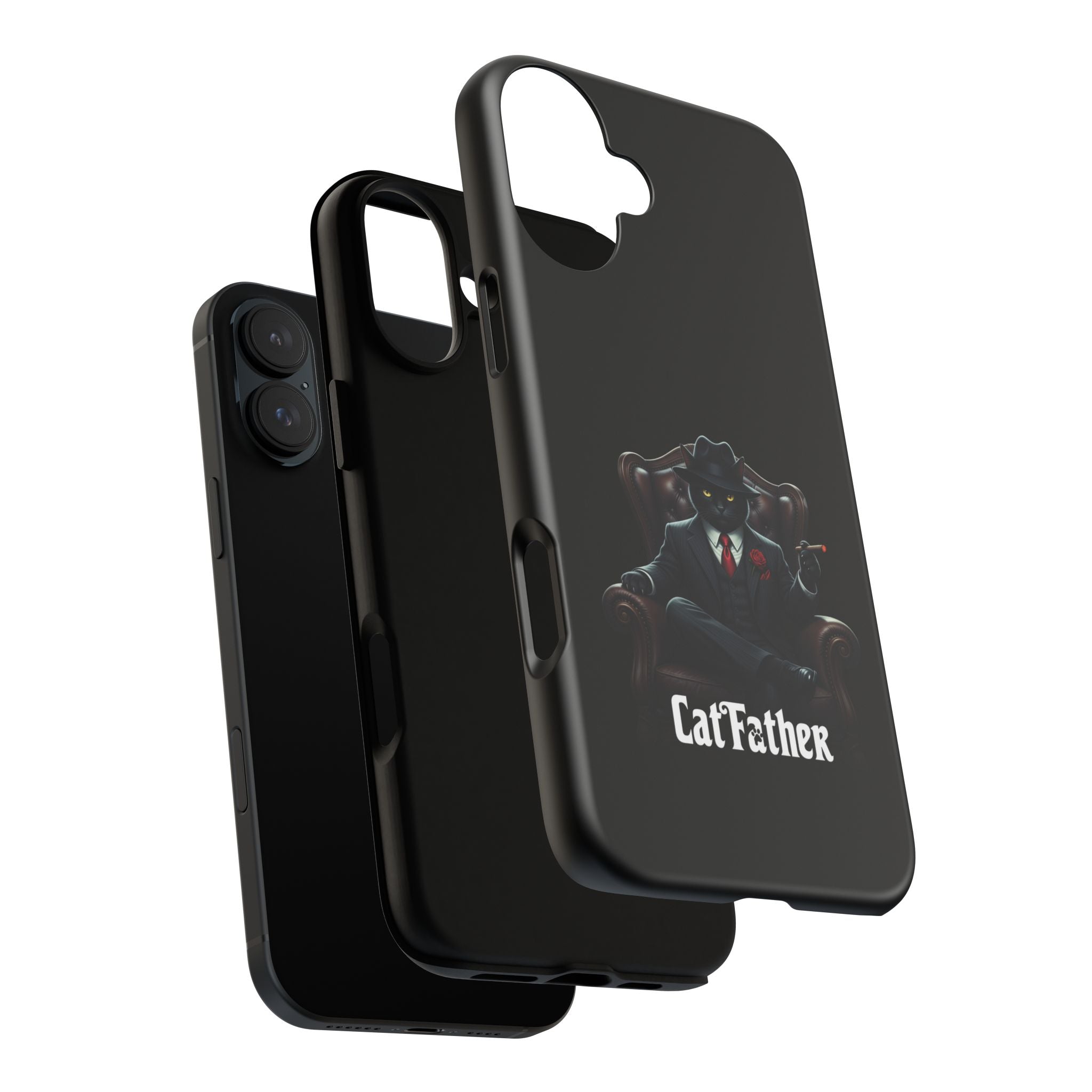 The CatFather Throne Case – Luxury Mafia Edition | Cinematic Power in Your Palm