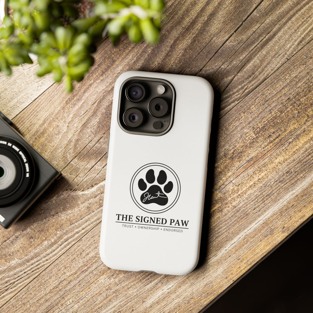 The Signed Paw – Premium Phone Case | CatFather Universe | Luxury Protective Cover