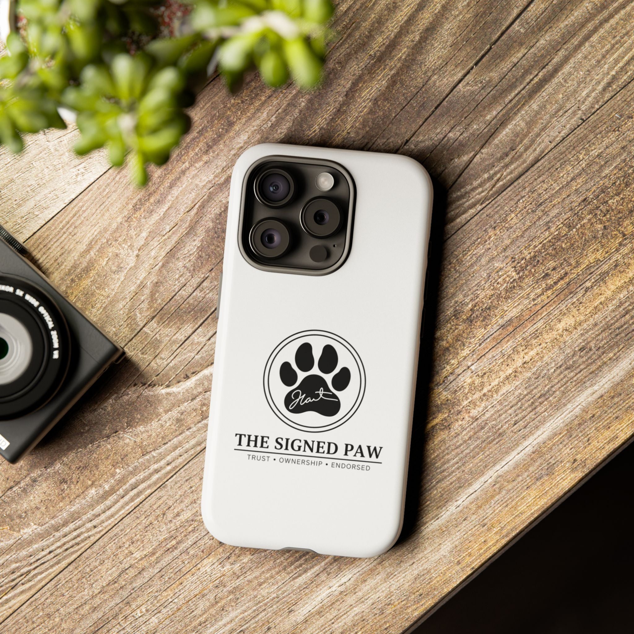 The Signed Paw – Premium Phone Case | CatFather Universe | Luxury Protective Cover