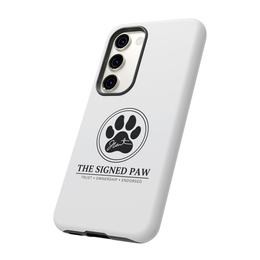 The Signed Paw – Premium Phone Case | CatFather Universe | Luxury Protective Cover