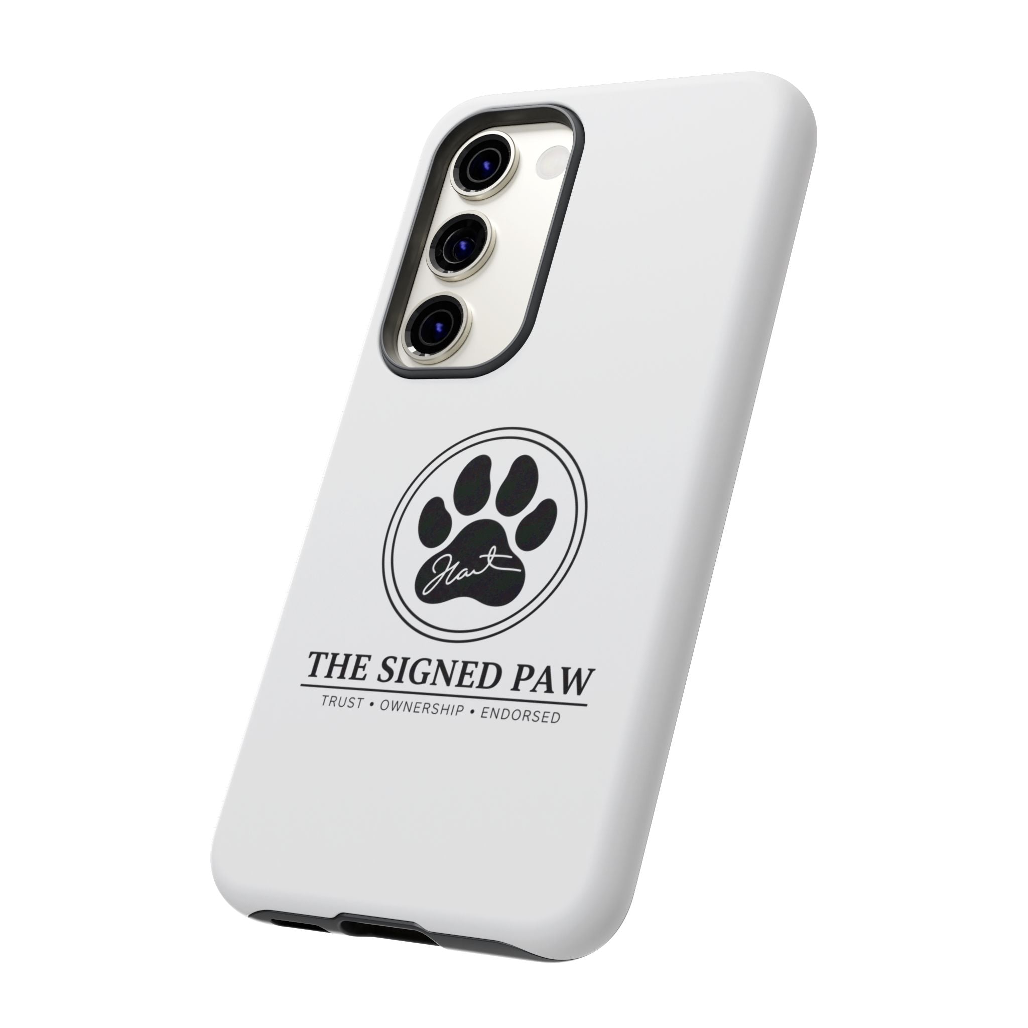 The Signed Paw – Premium Phone Case | CatFather Universe | Luxury Protective Cover