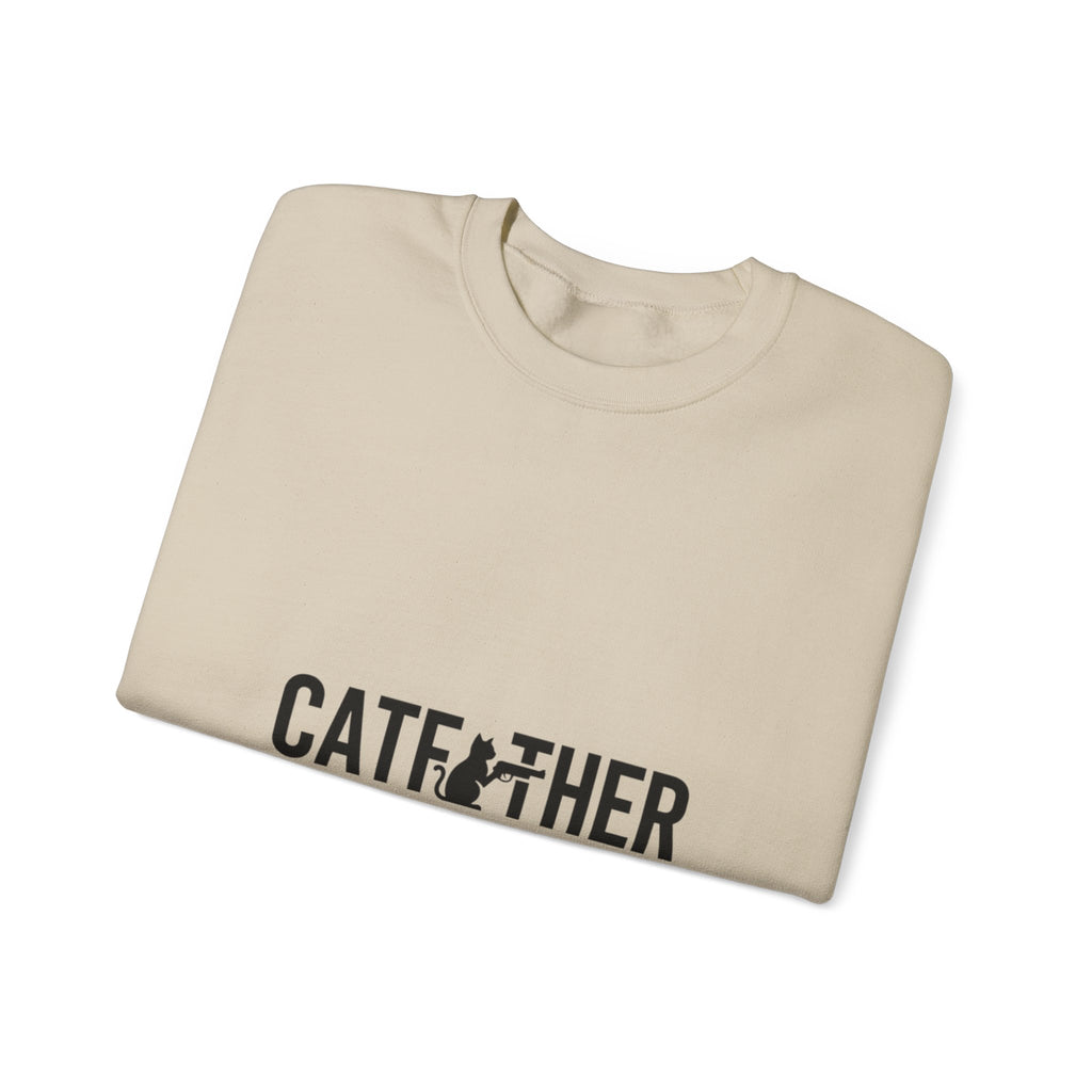 The CatFather – Unisex Crewneck Sweatshirt | Syndicate Core Edition