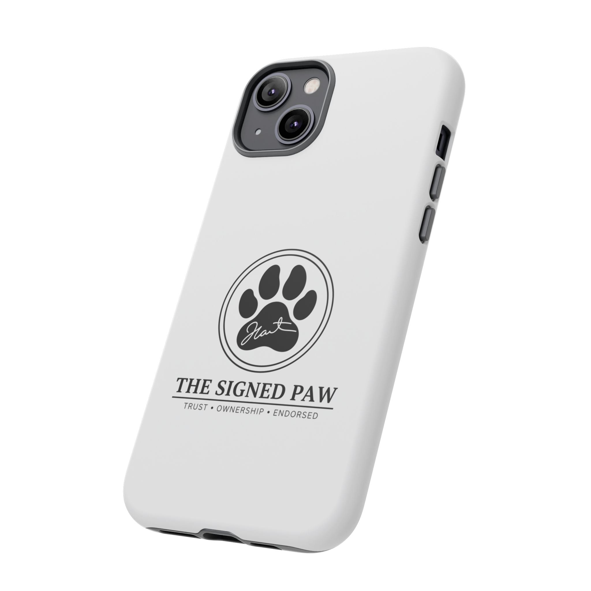 The Signed Paw – Premium Phone Case | CatFather Universe | Luxury Protective Cover
