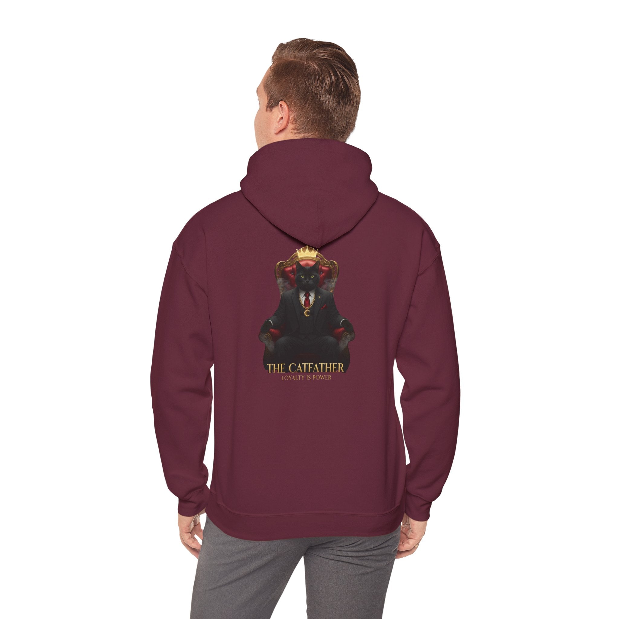 The CatFather Loyalty Edition Hoodie | Silent Power – Beige Mafia Classic