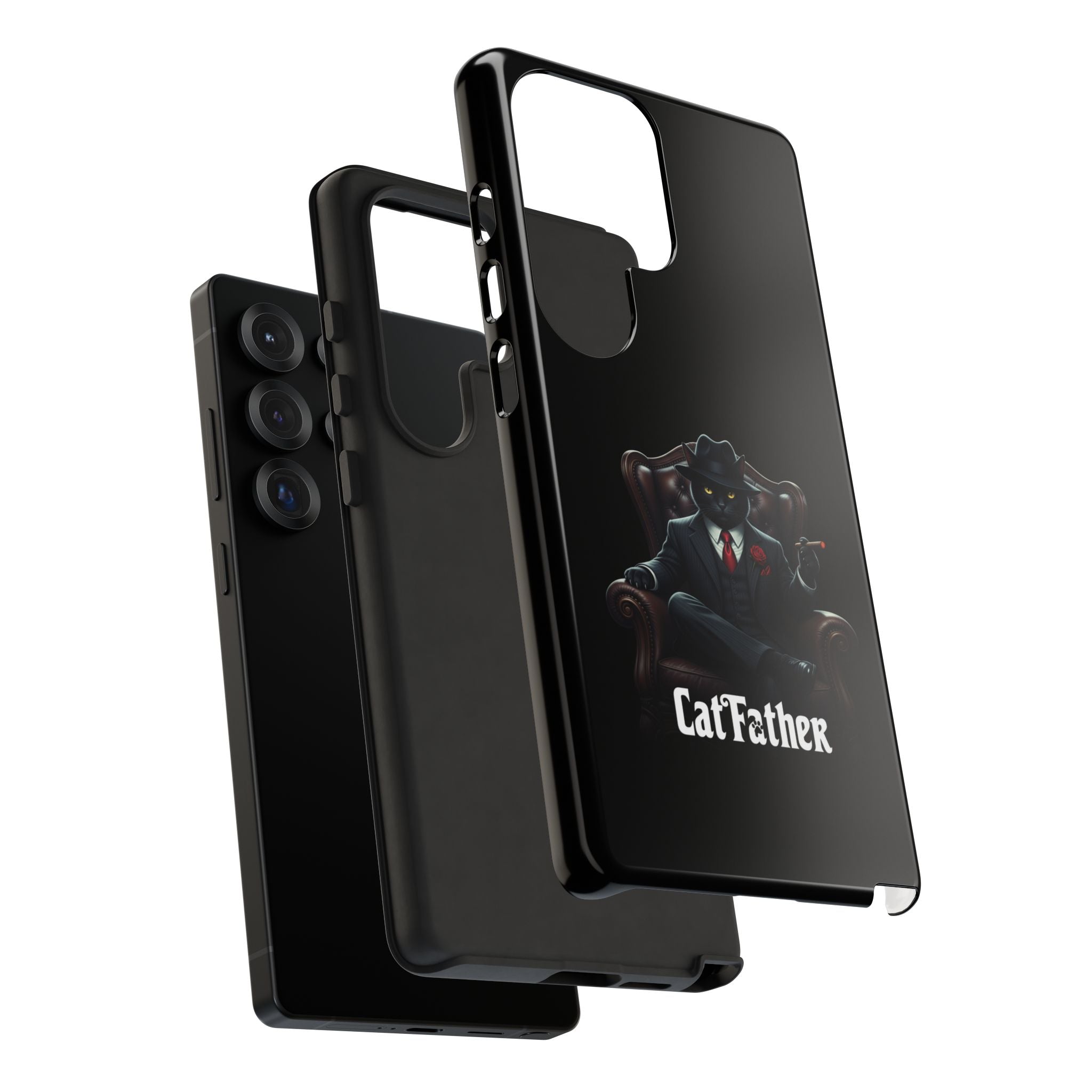 The CatFather Throne Case – Luxury Mafia Edition | Cinematic Power in Your Palm