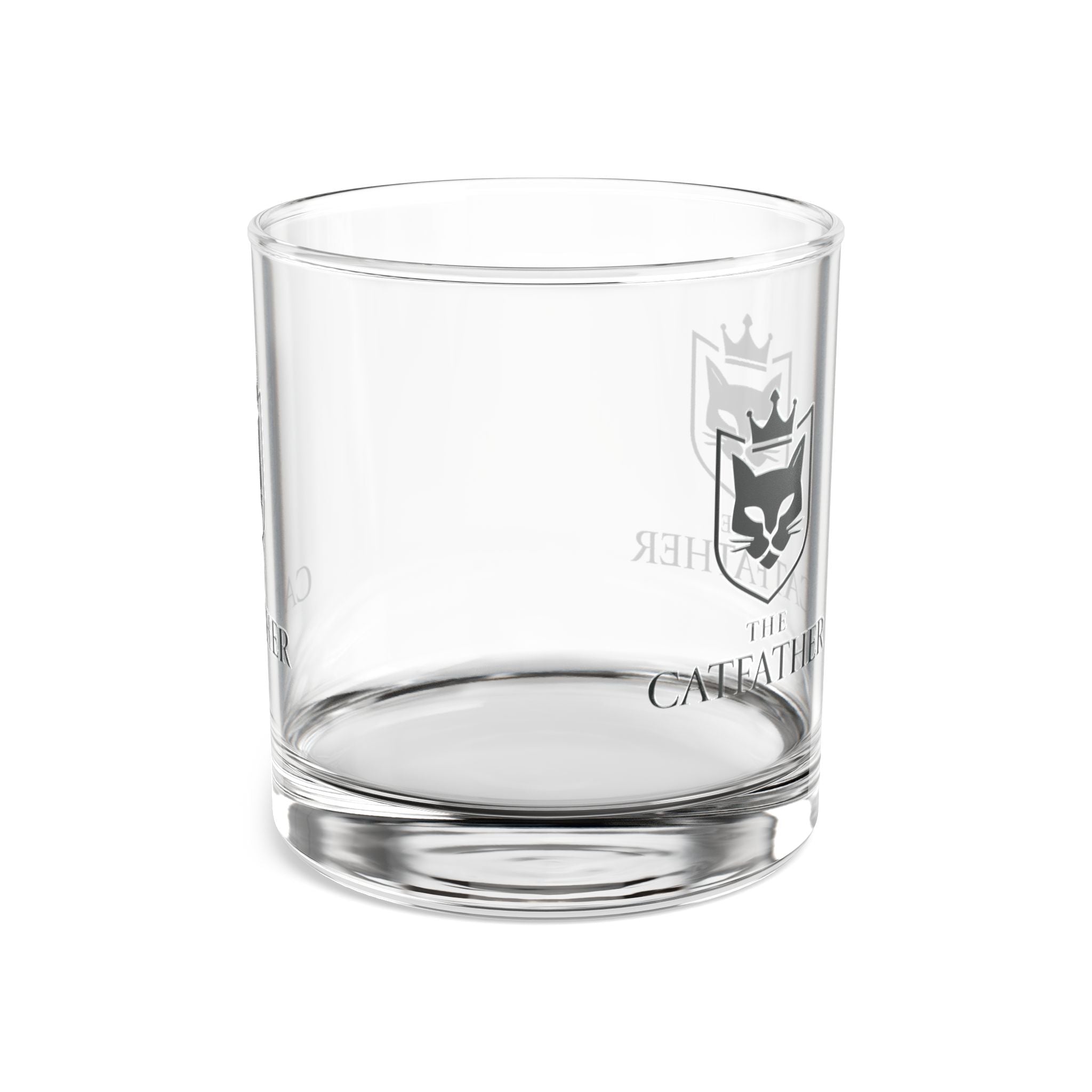 The CatFather Crystal Glass | Mafia Bar Edition | Premium Engraved Luxury Drinkware