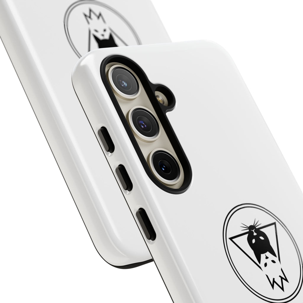The Reflected Feline Nexus – Luxury Phone Case | The CatFather Collection