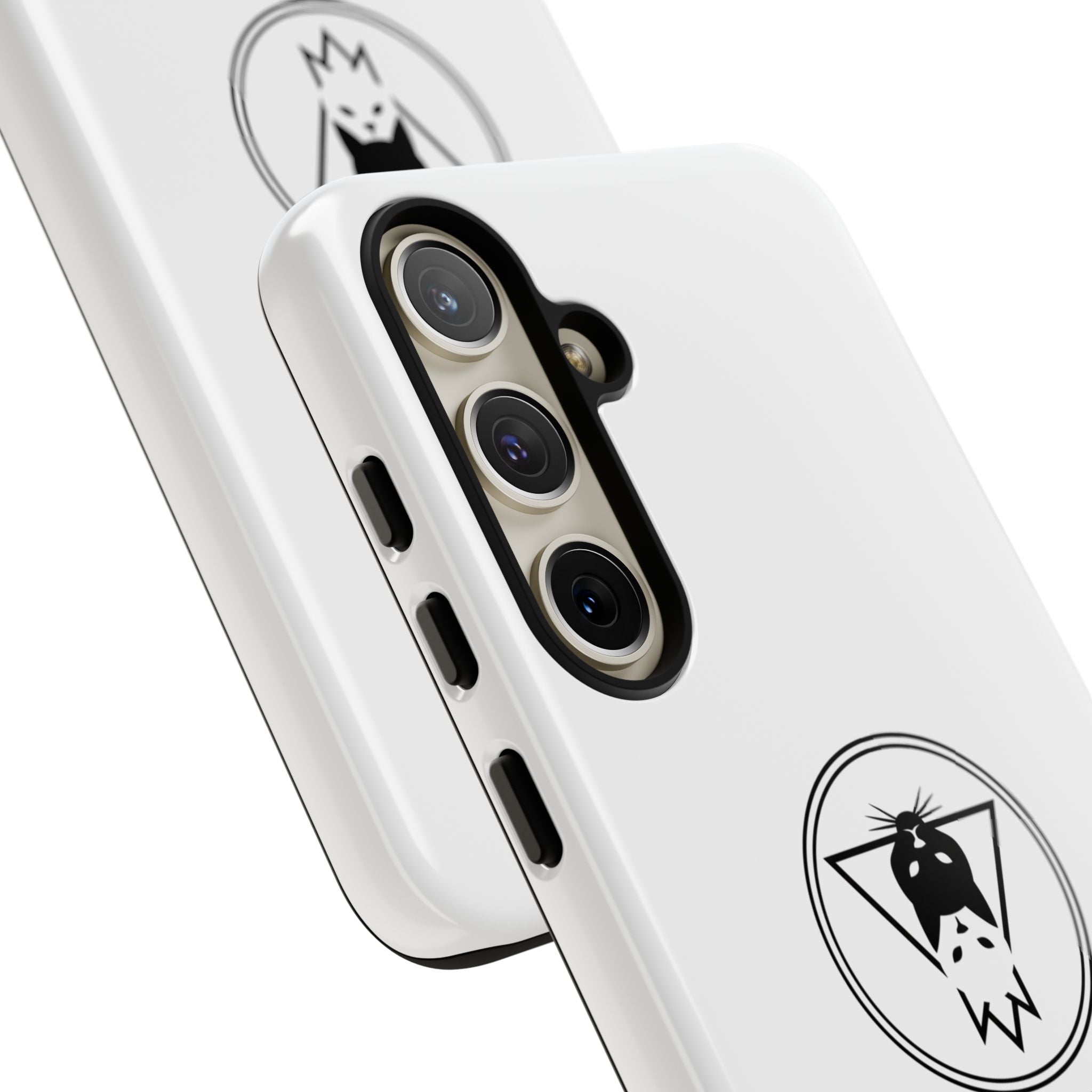 The Reflected Feline Nexus – Luxury Phone Case | The CatFather Collection