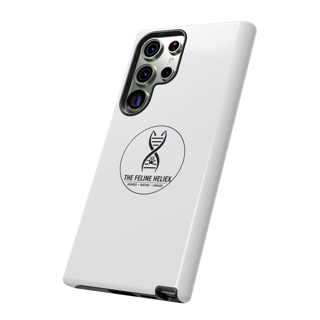 The Feline Heliex – Luxury Dual-Layer Phone Case | The CatFather Genetic Division
