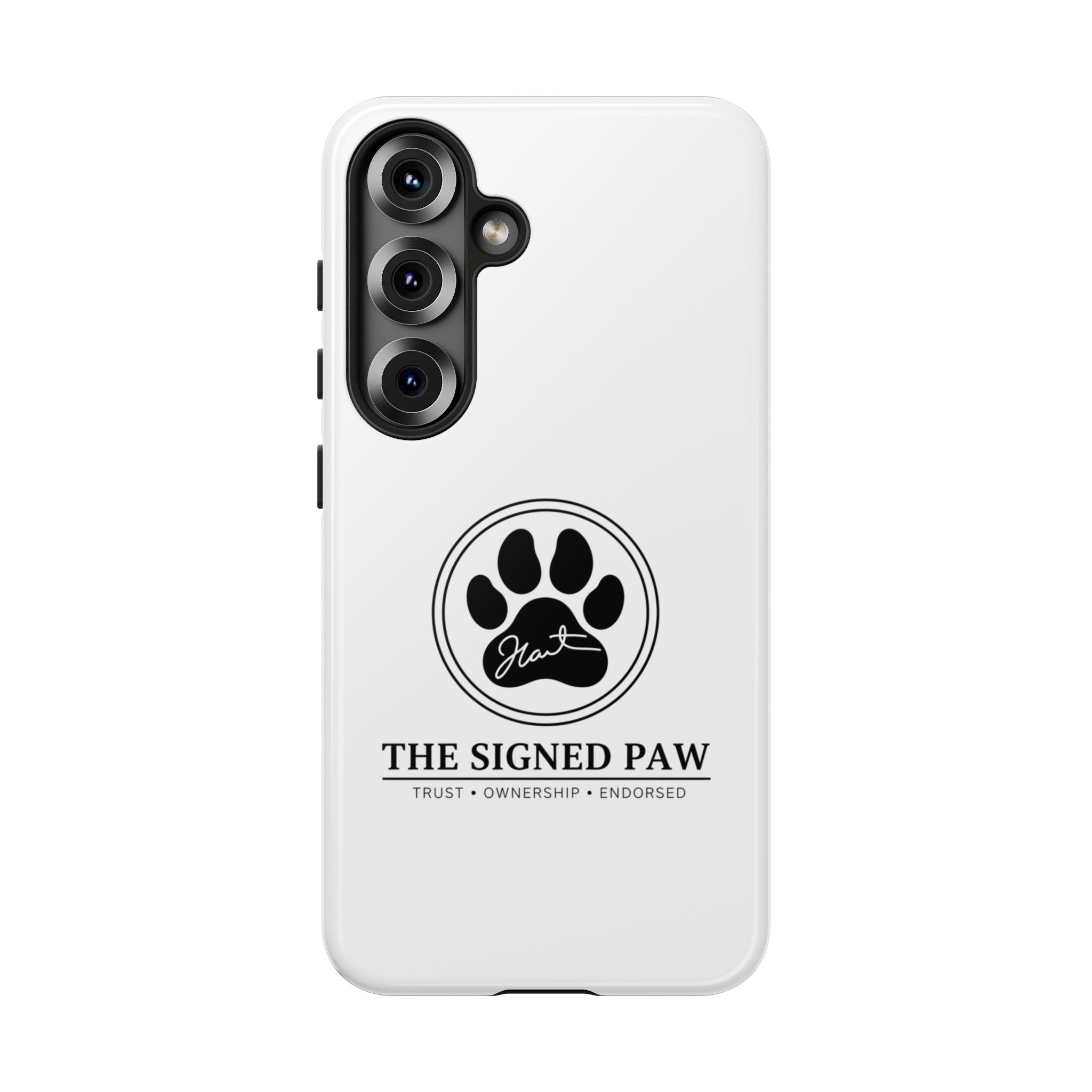 The Signed Paw – Premium Phone Case | CatFather Universe | Luxury Protective Cover