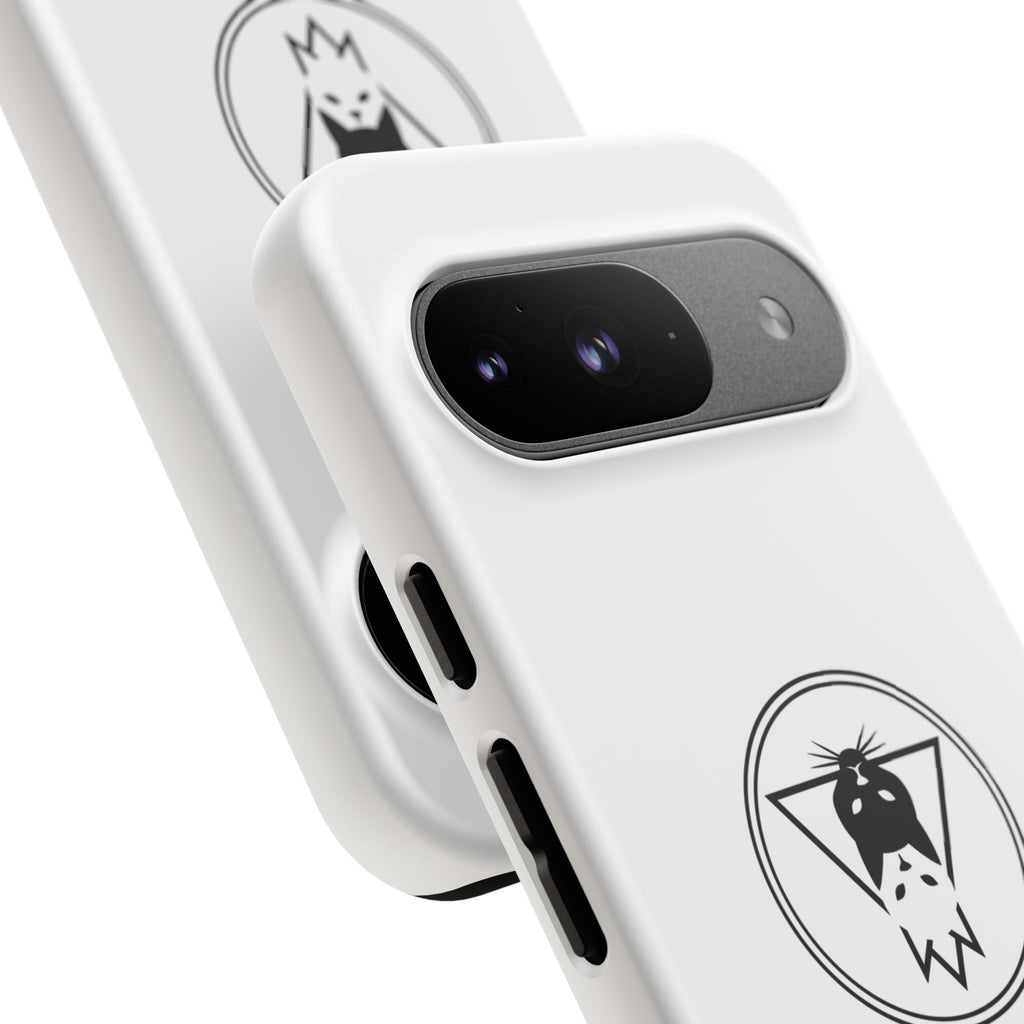 The Reflected Feline Nexus – Luxury Phone Case | The CatFather Collection