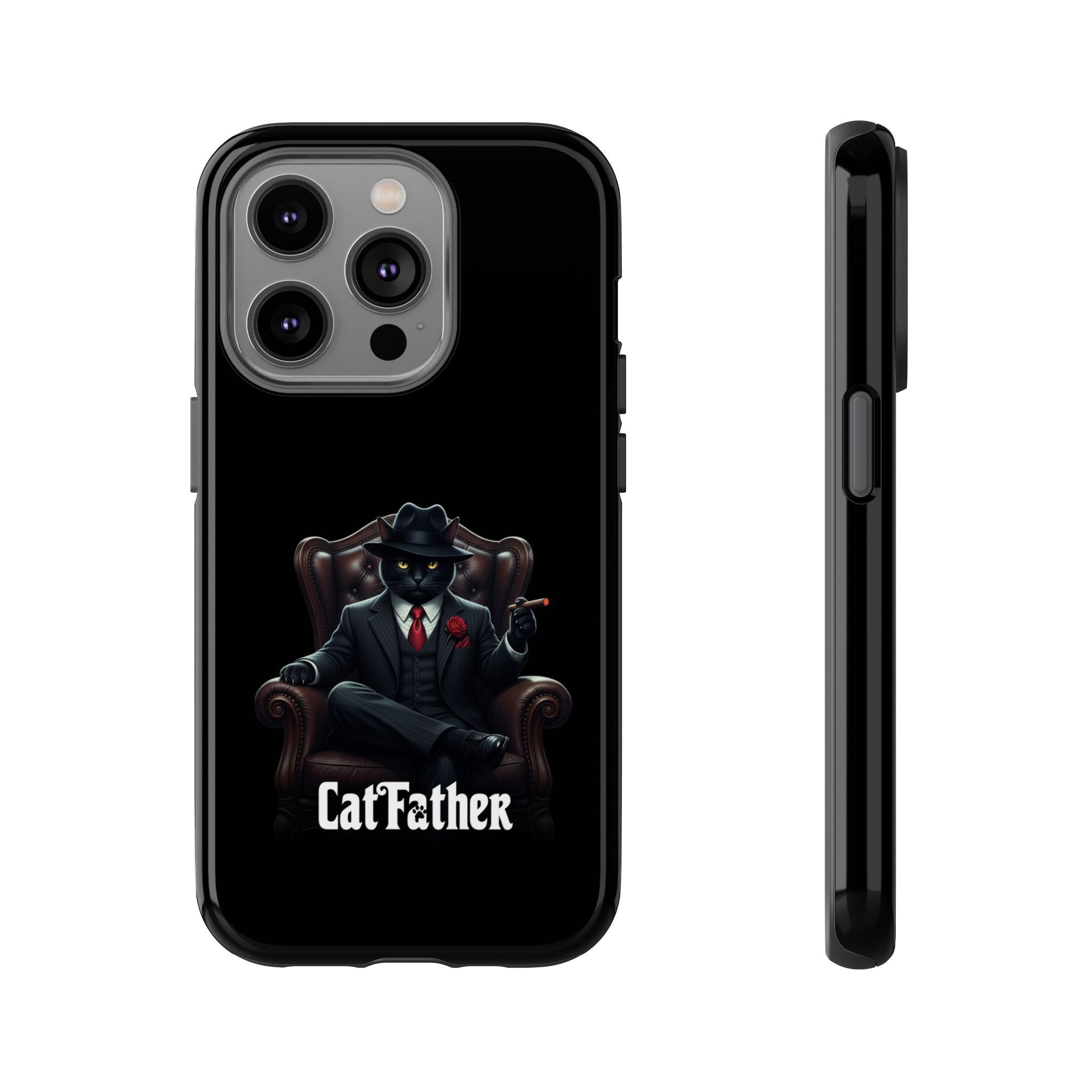 The CatFather Throne Case – Luxury Mafia Edition | Cinematic Power in Your Palm