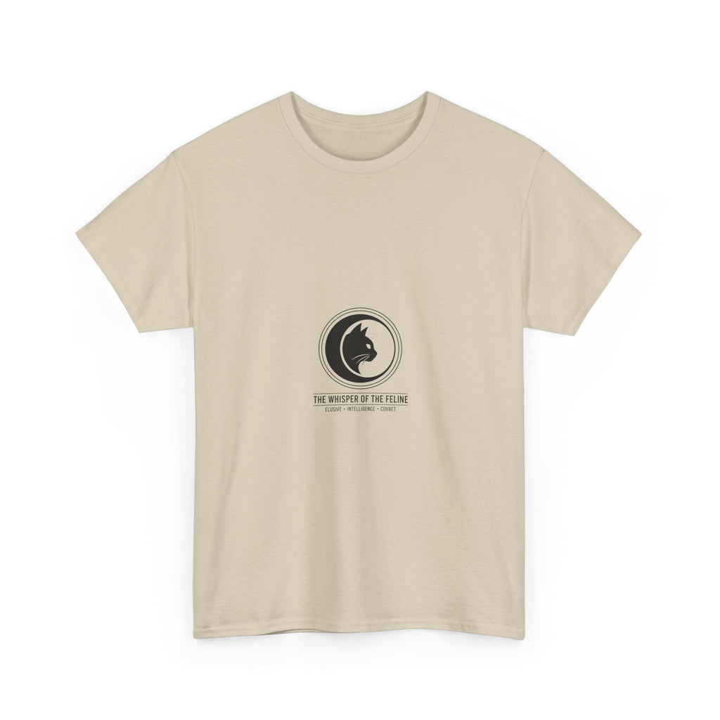 The Whisper of the Feline – Premium Cotton T-Shirt | The CatFather Edition